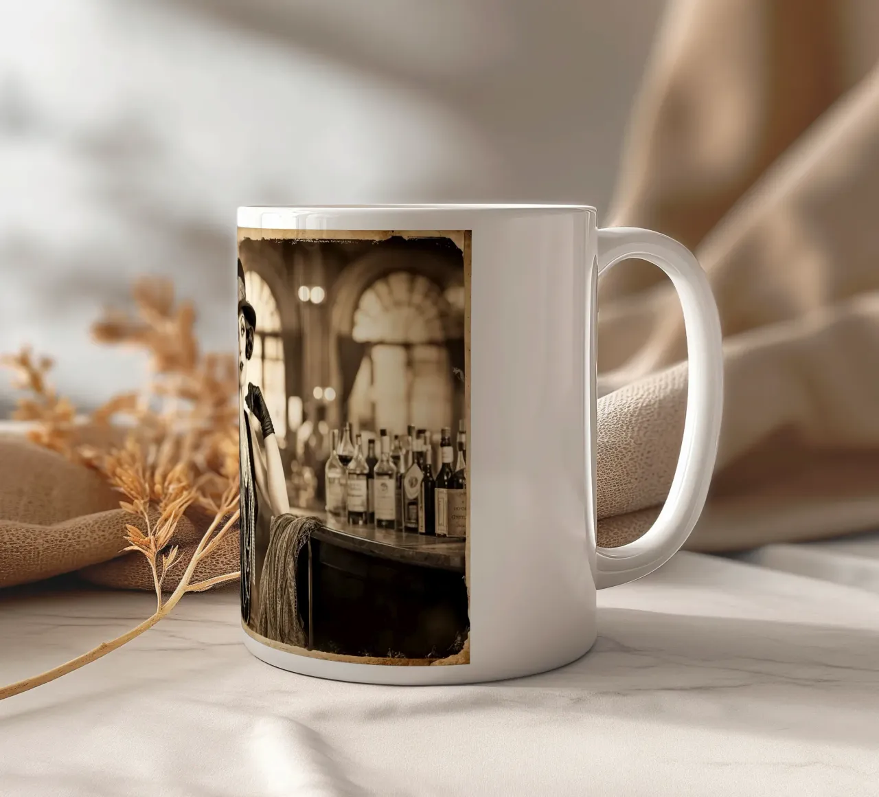 Ragazza flapper anni '20 tazza in ceramica da Magic Screen