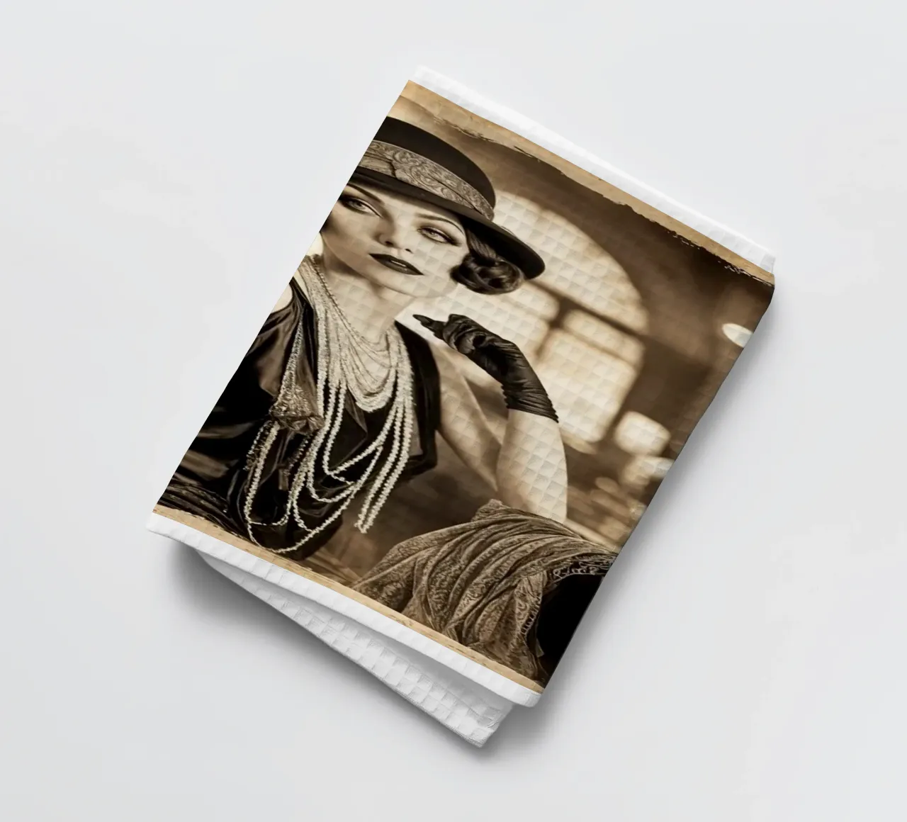 Ragazza flapper anni '20 canovaccio da cucina da Magic Screen