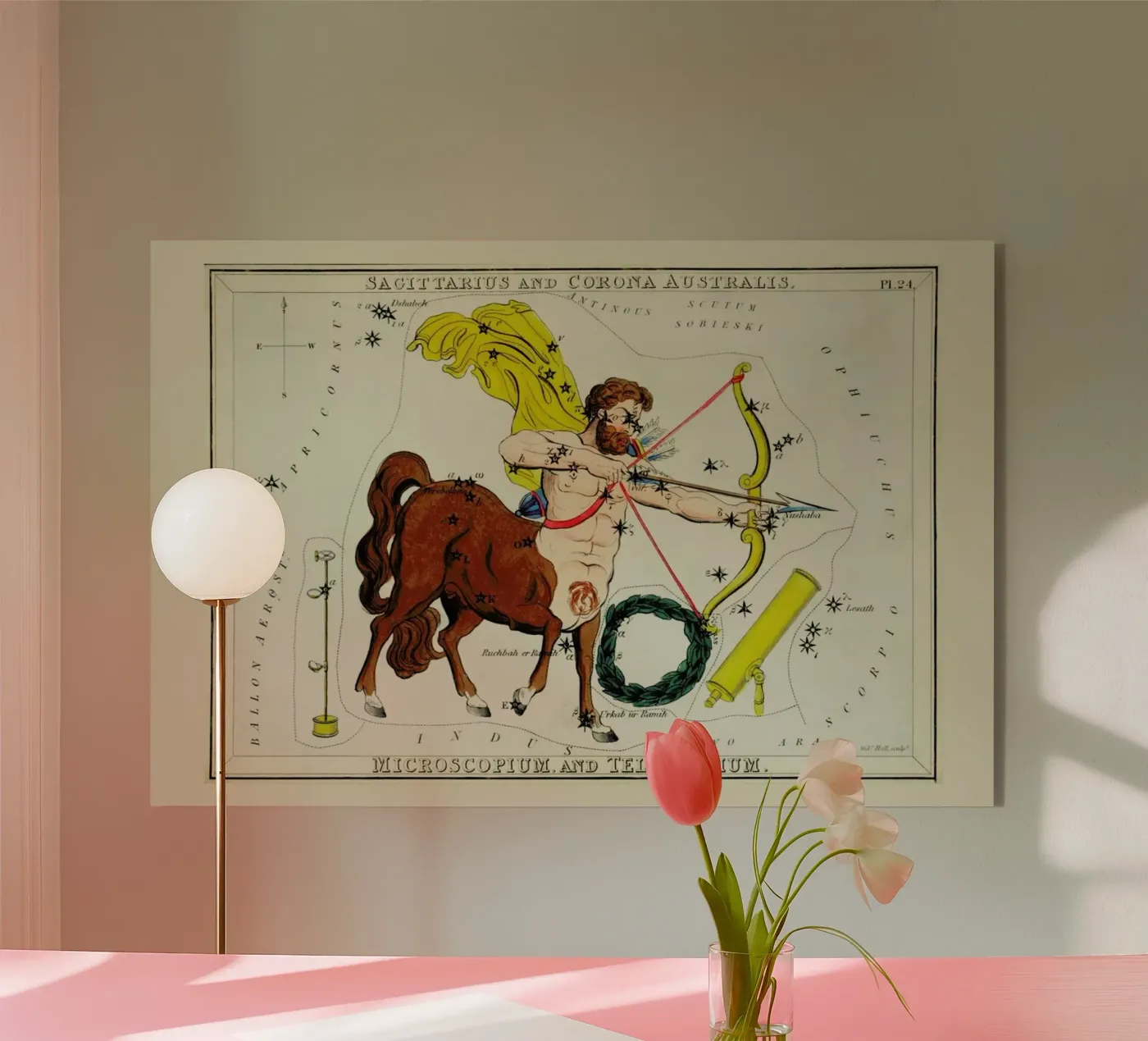 Sagittarius Acryl-Glas von Vintage by JUNIQE