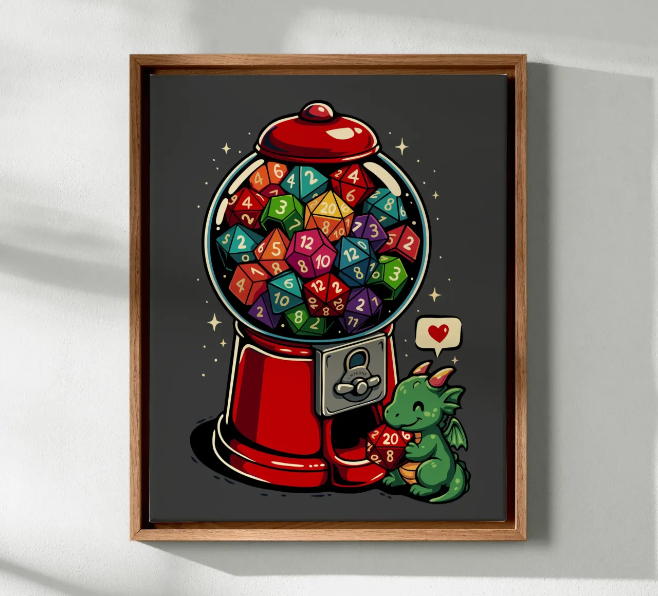 Gumball Dungeon canvas with Floater frame by LM2KONE