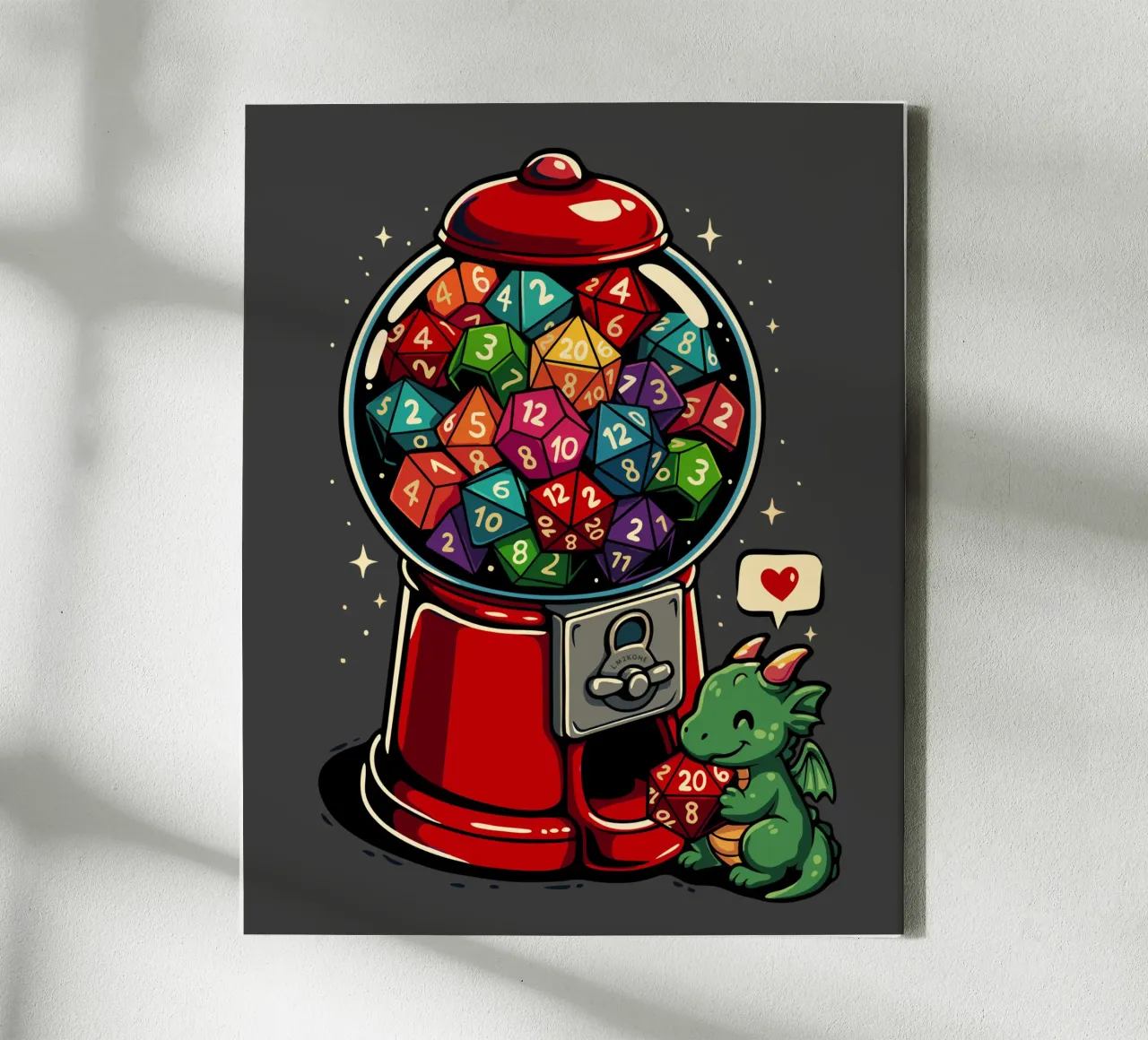 Gumball Dungeon canvas with Floater frame by LM2KONE