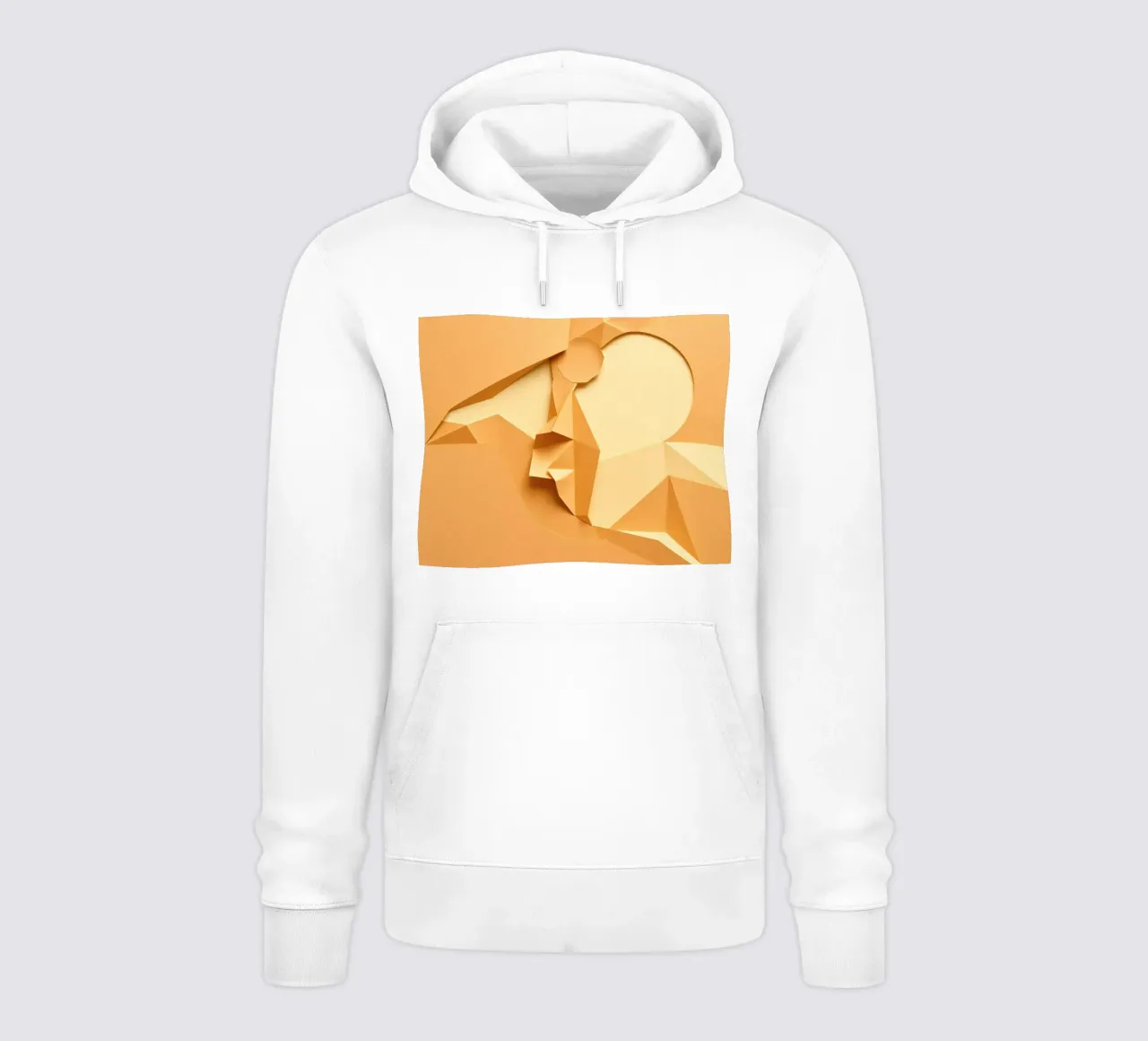 Elegante creazione artistica in carta con forme astratte felpa con cappuccio da DesignDoodle