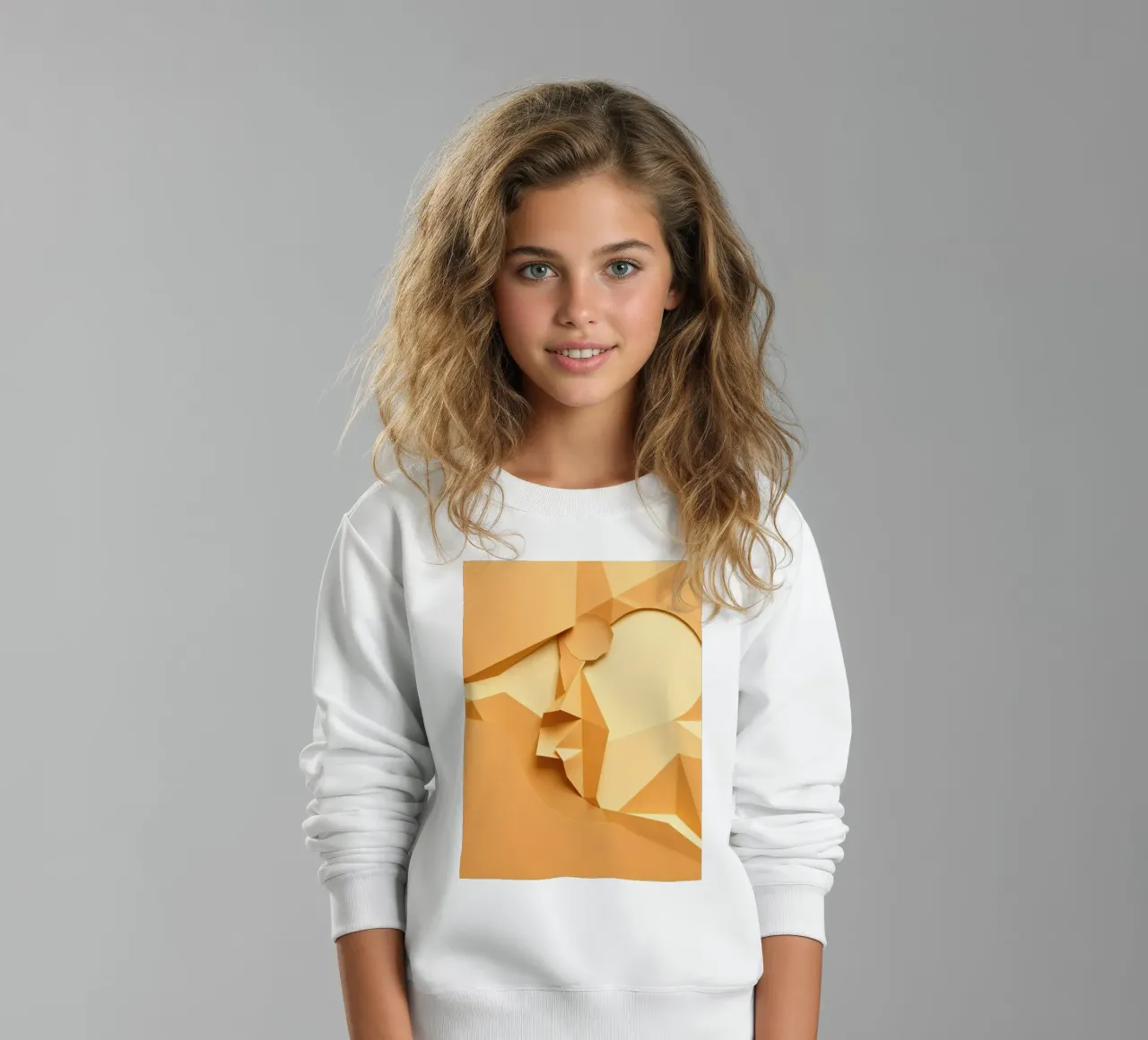 Elegante creación de arte en papel con formas abstractas sudadera para niño de DesignDoodle