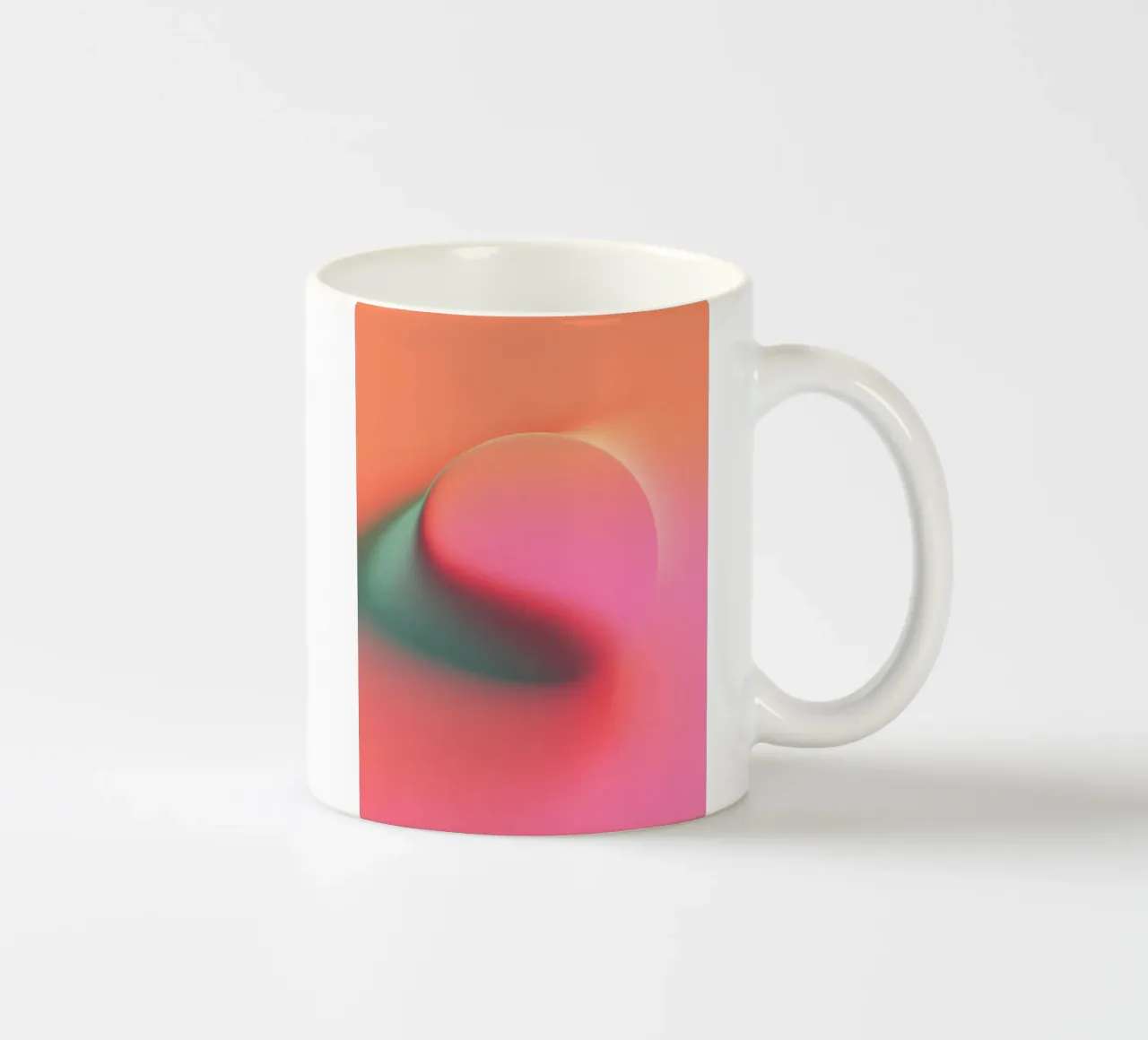 Movimento circolare virtuale tazza in ceramica da Carinaprint