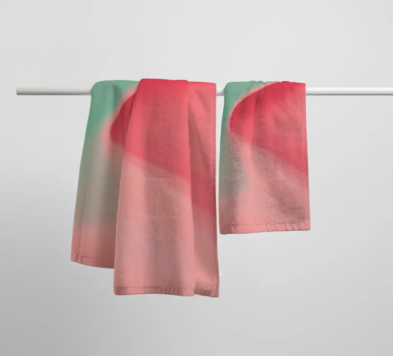 Magiche onde pastello asciugamano da bagno da Carinaprint