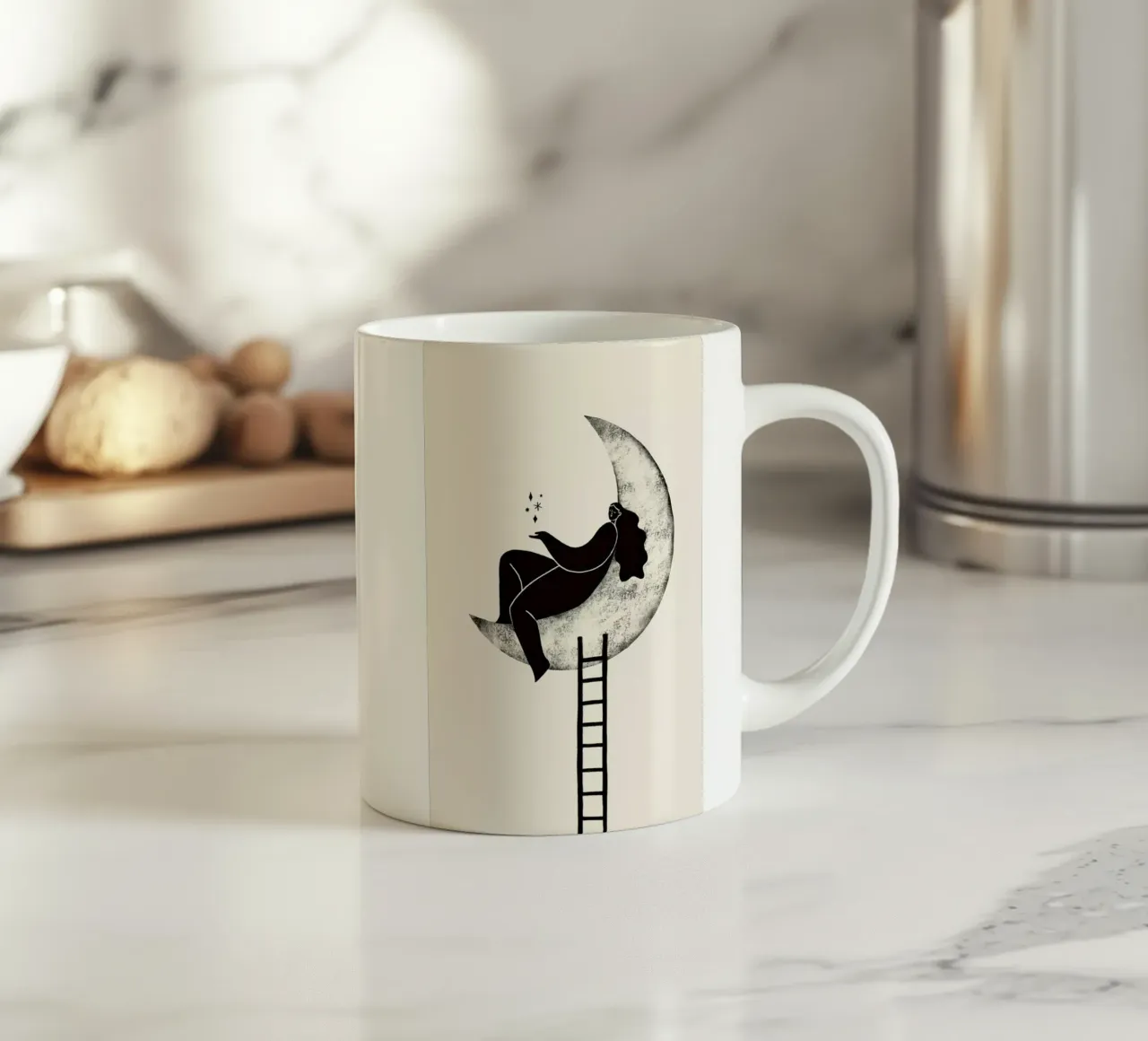 Crescent Climb tazza in ceramica da Graphite