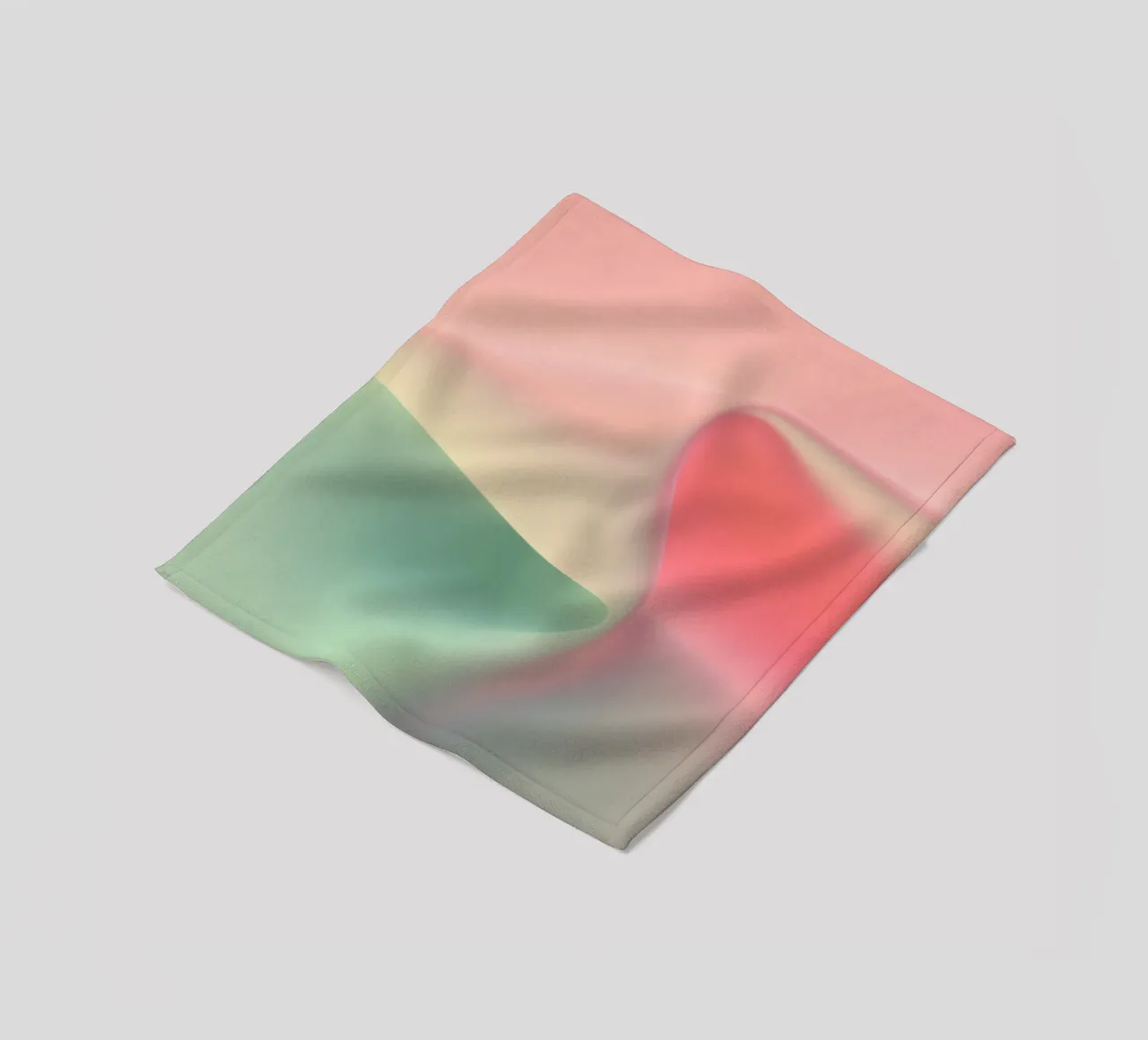 Gentle waves Harmony fleece blanket by Carinaprint