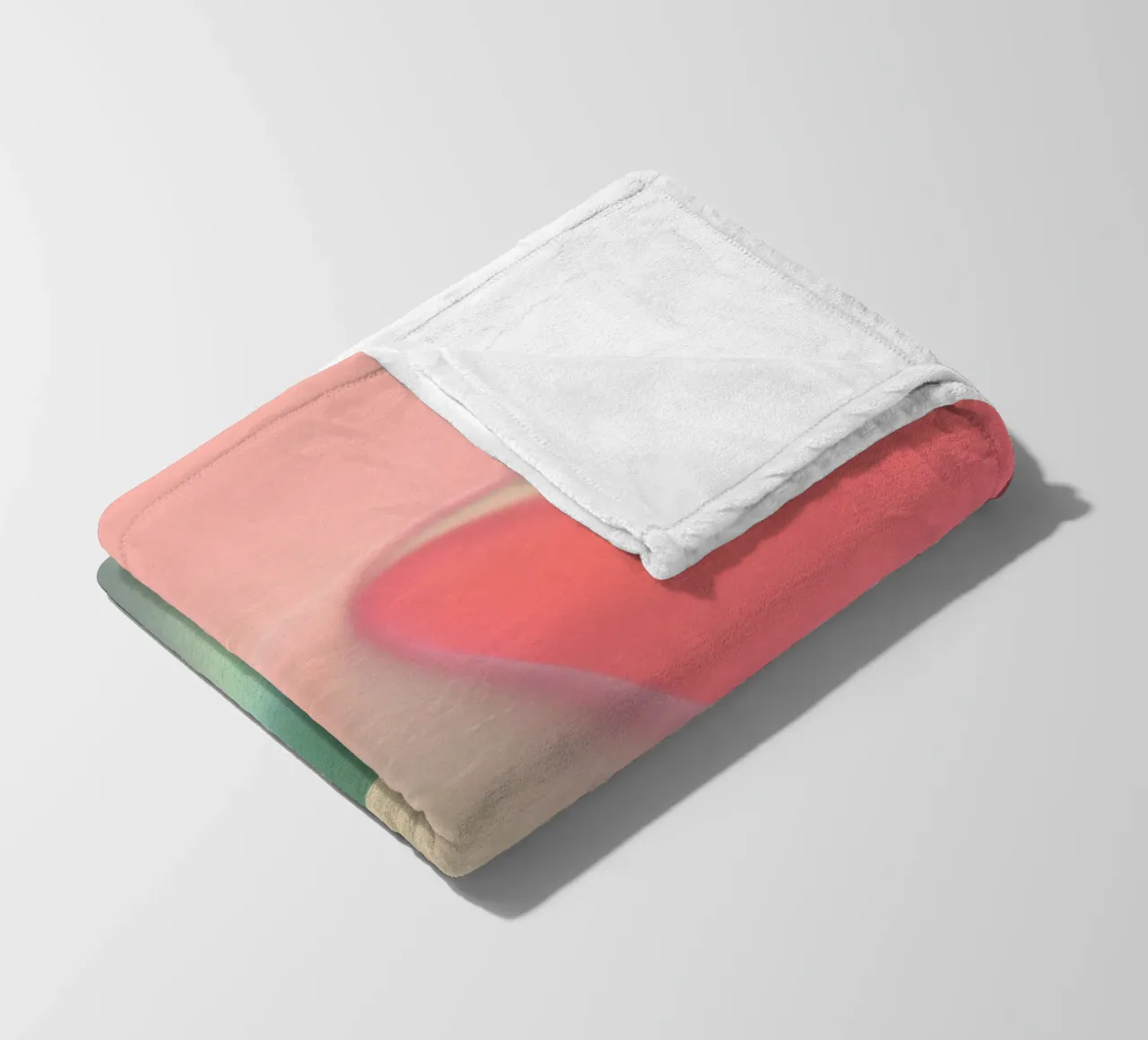 Gentle waves Harmony fleece blanket by Carinaprint