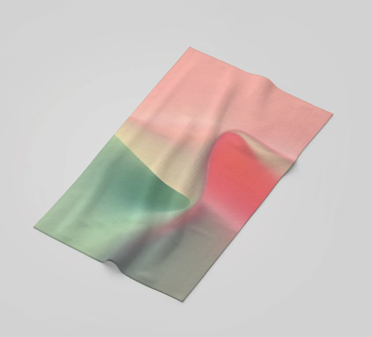 Gentle waves Harmony beach towel by Carinaprint