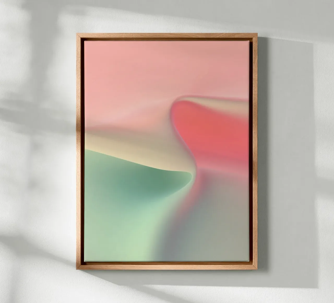 Gentle waves Harmony canvas by Carinaprint