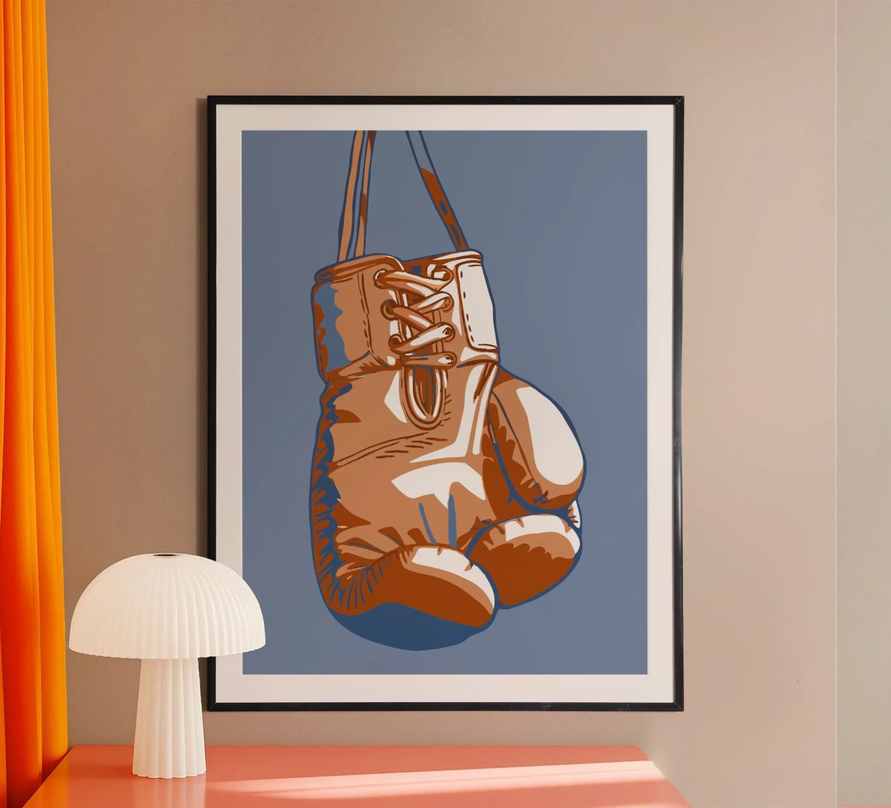 Boxing gloves poster by SPORTS ONLY