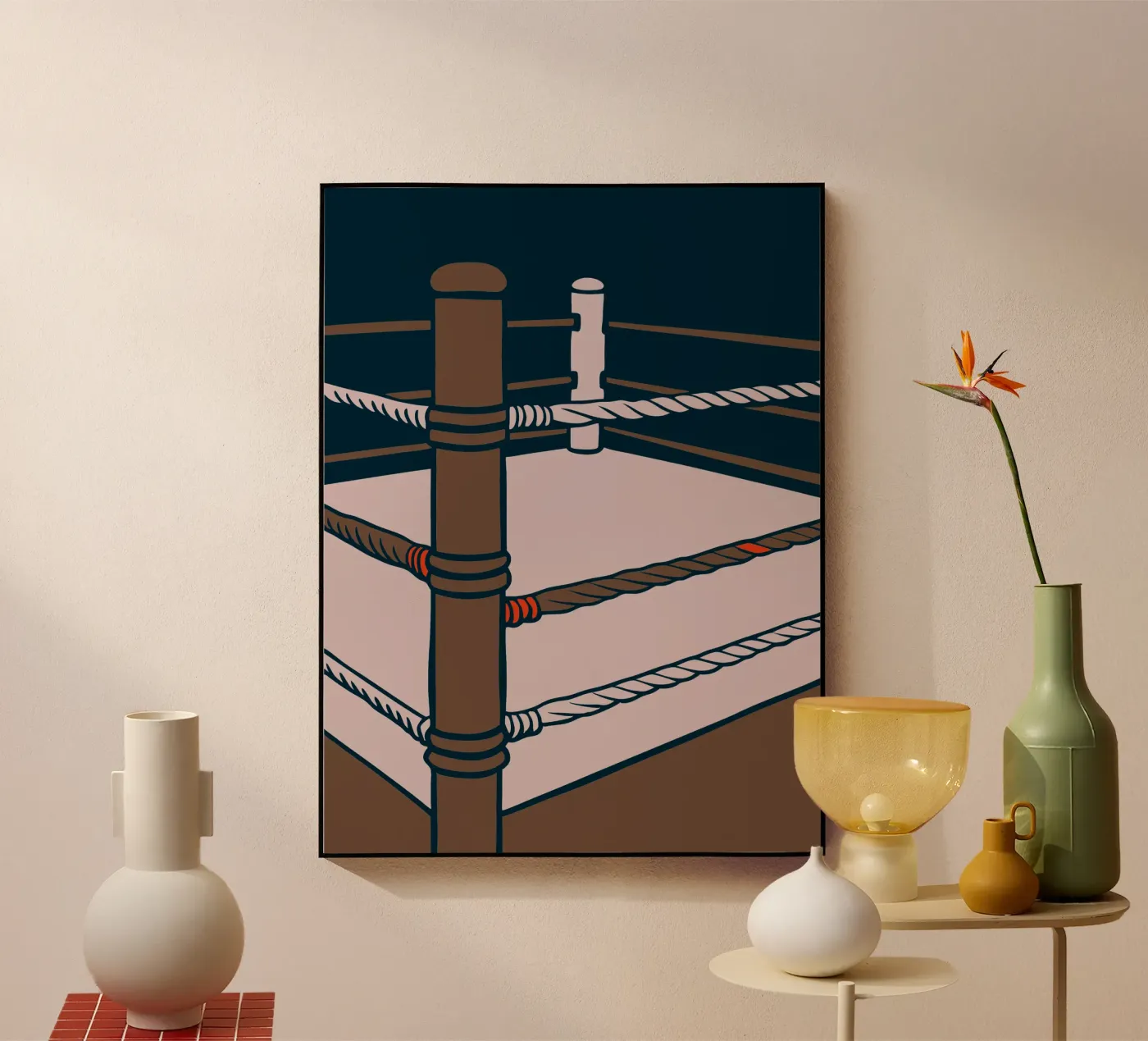 Ring da pugilato plexiglass da SPORTS ONLY