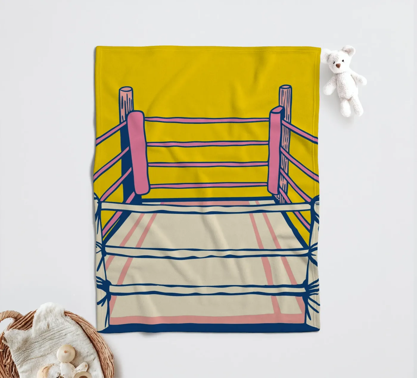 Boxing Ring Fleecedecke von SPORTS ONLY