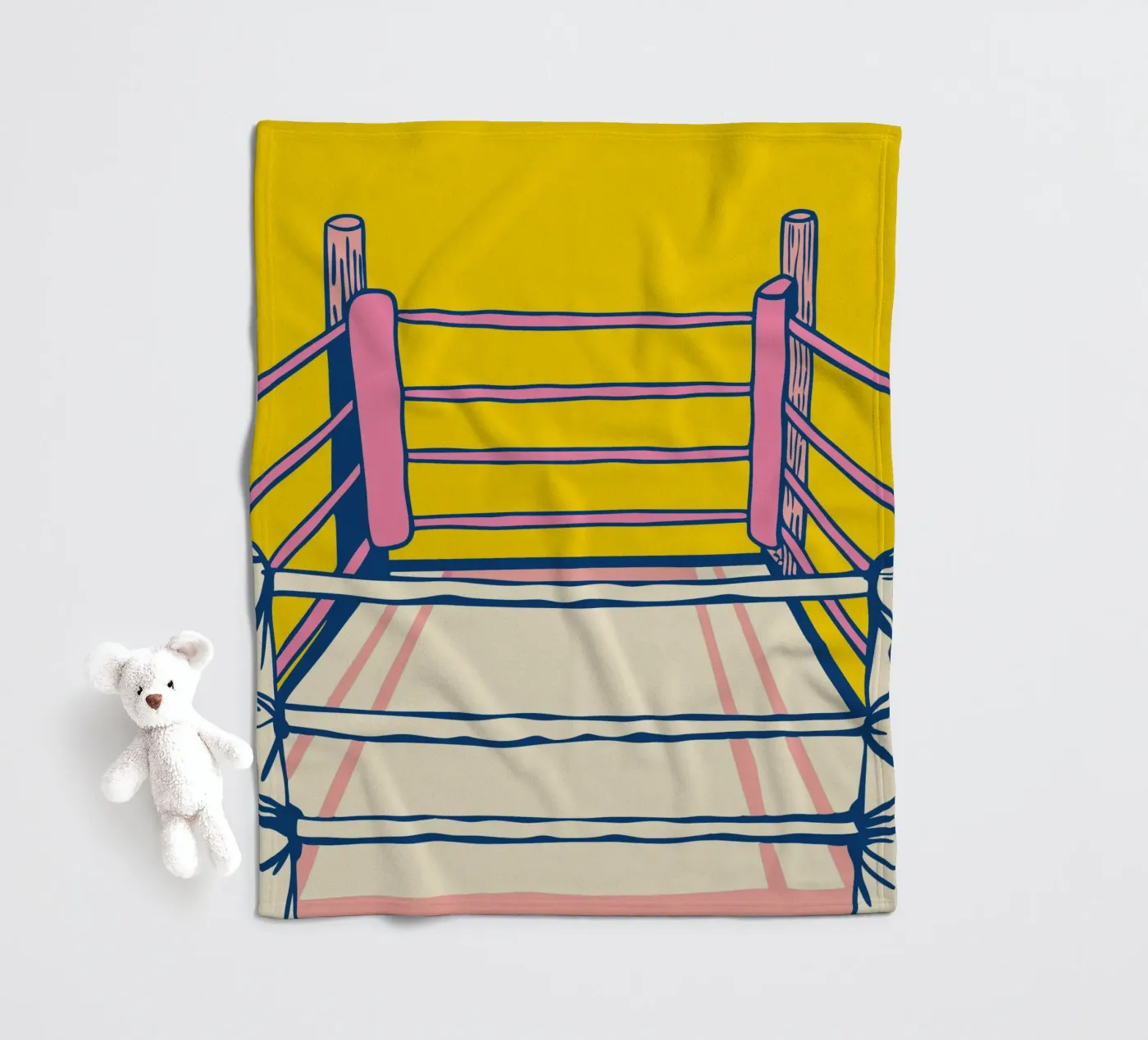 Boxing Ring Fleecedecke von SPORTS ONLY