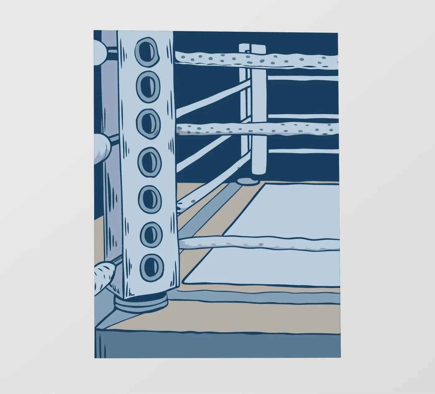 Boksring fotobehang van SPORTS ONLY