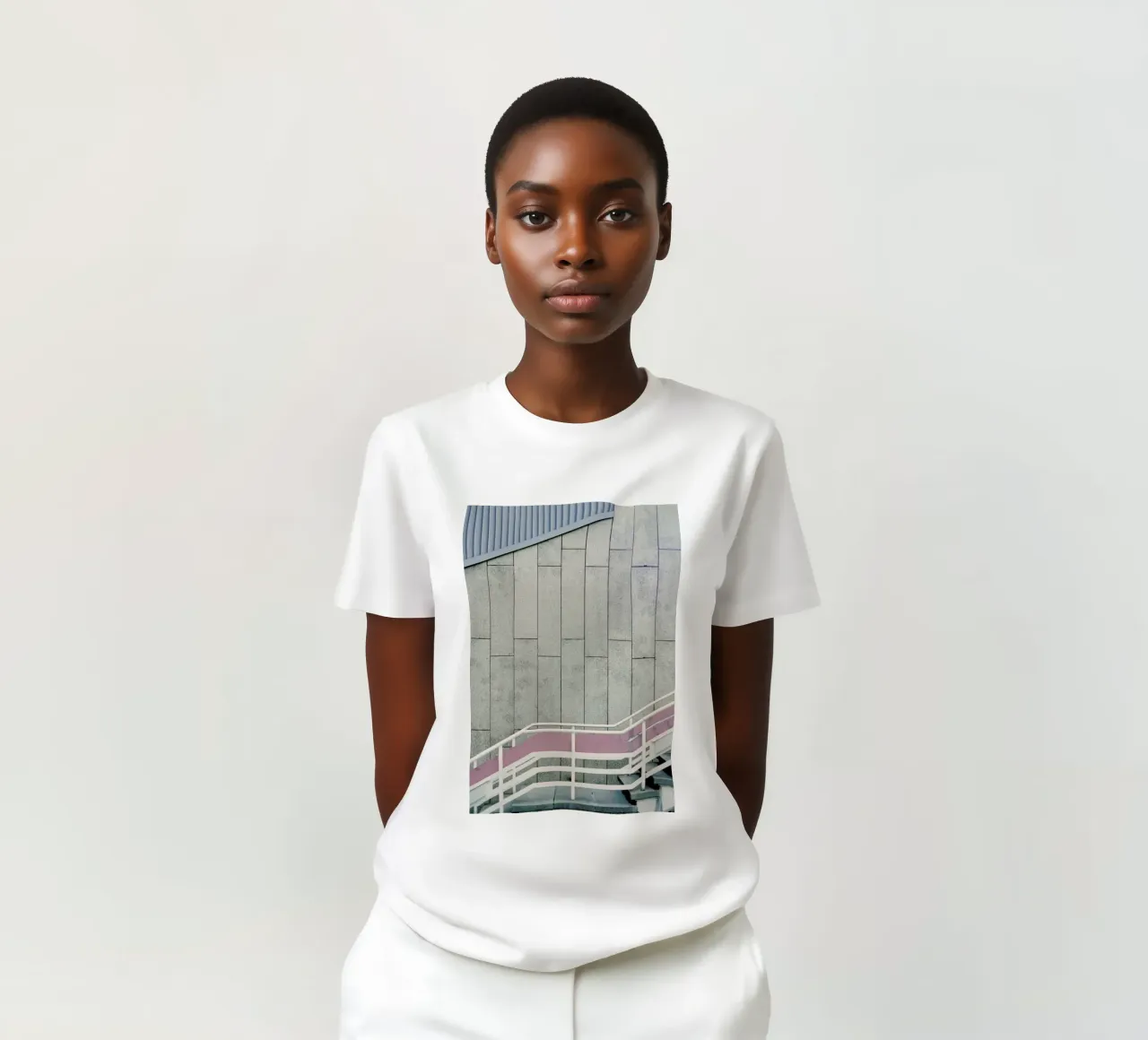 Up The Stairs t-shirt da Nur Mut