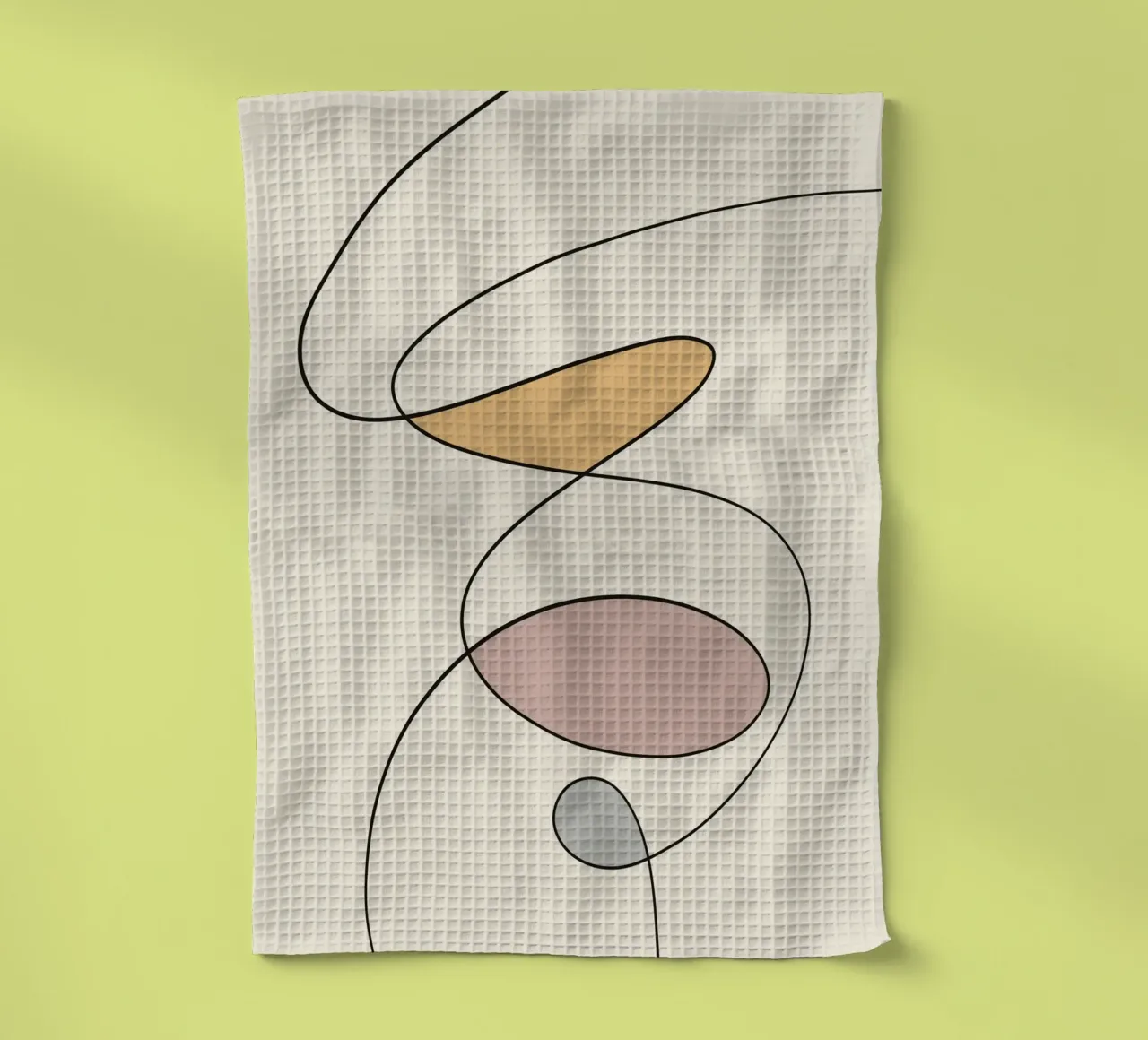 Minimal graceful line art abstract canovaccio da cucina da Little Dean