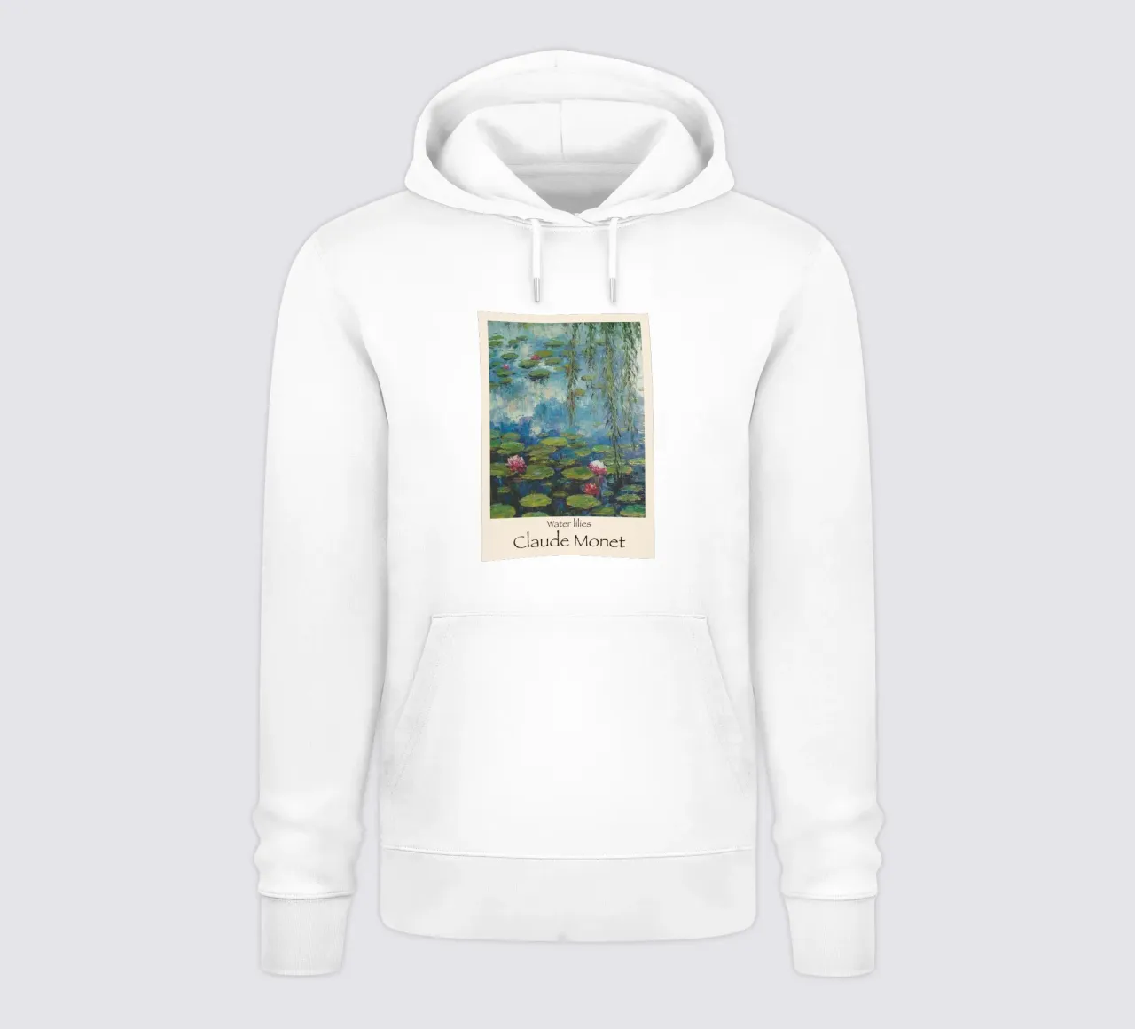 ninfee claude monet felpa con cappuccio da belong shop