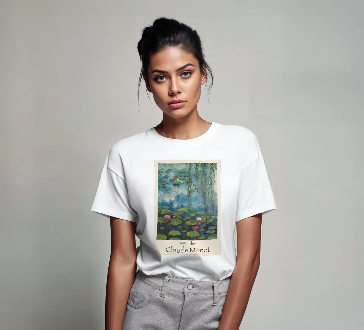 ninfee claude monet t-shirt da belong shop