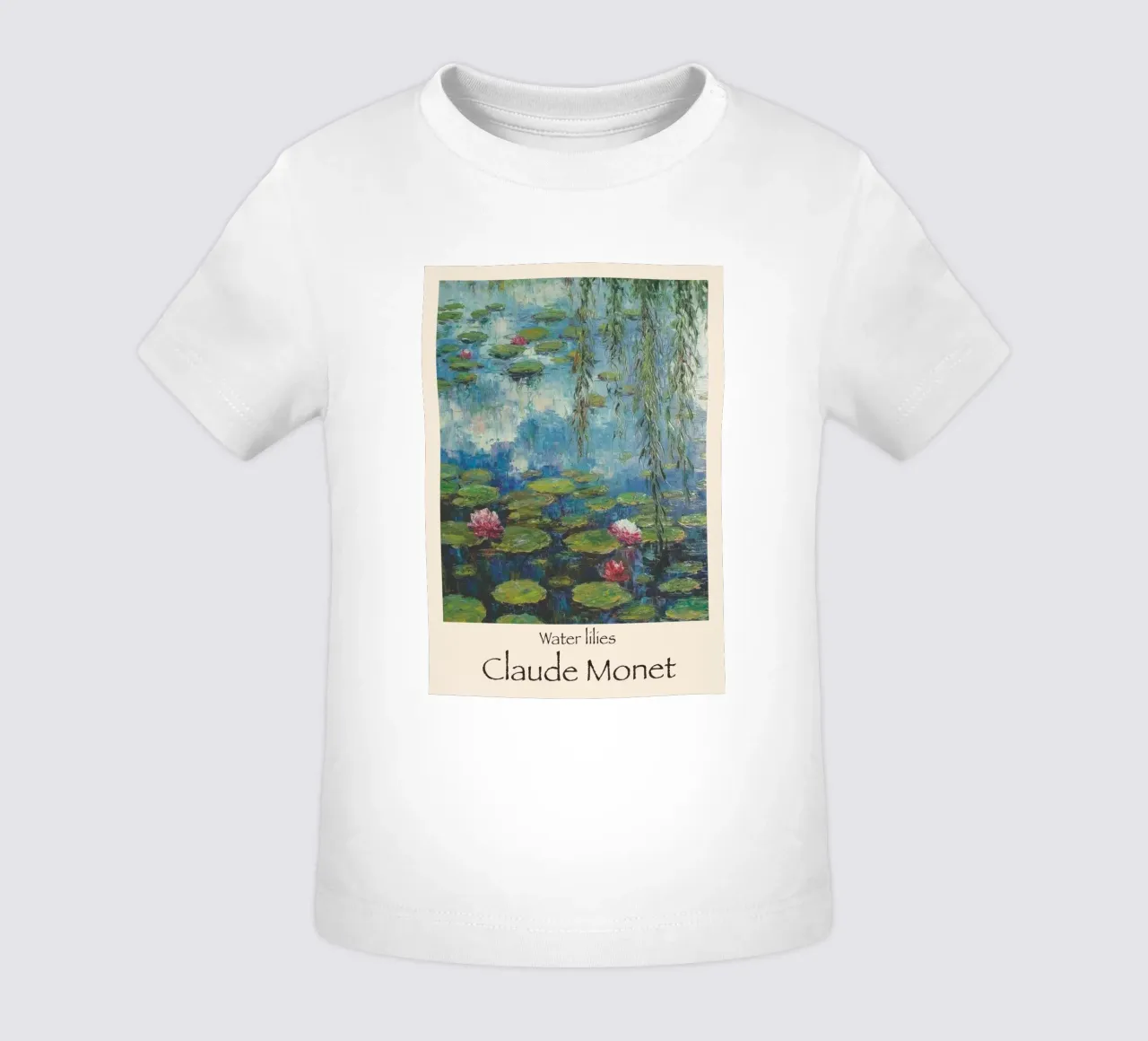 ninfee claude monet maglietta neonato da belong shop