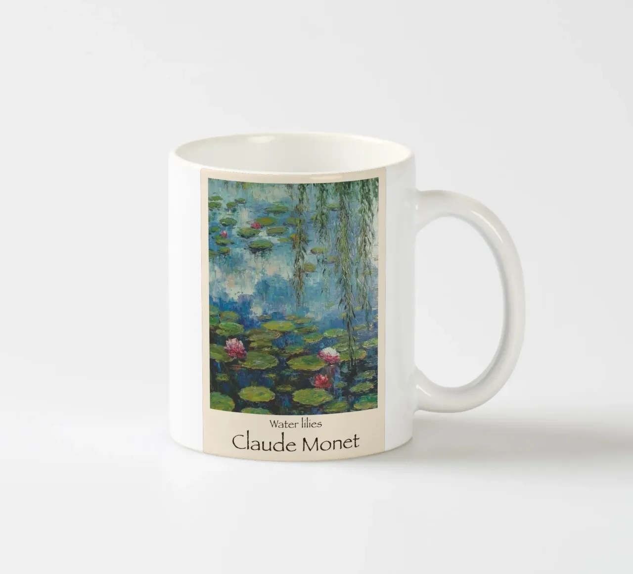 ninfee claude monet tazza in ceramica da belong shop