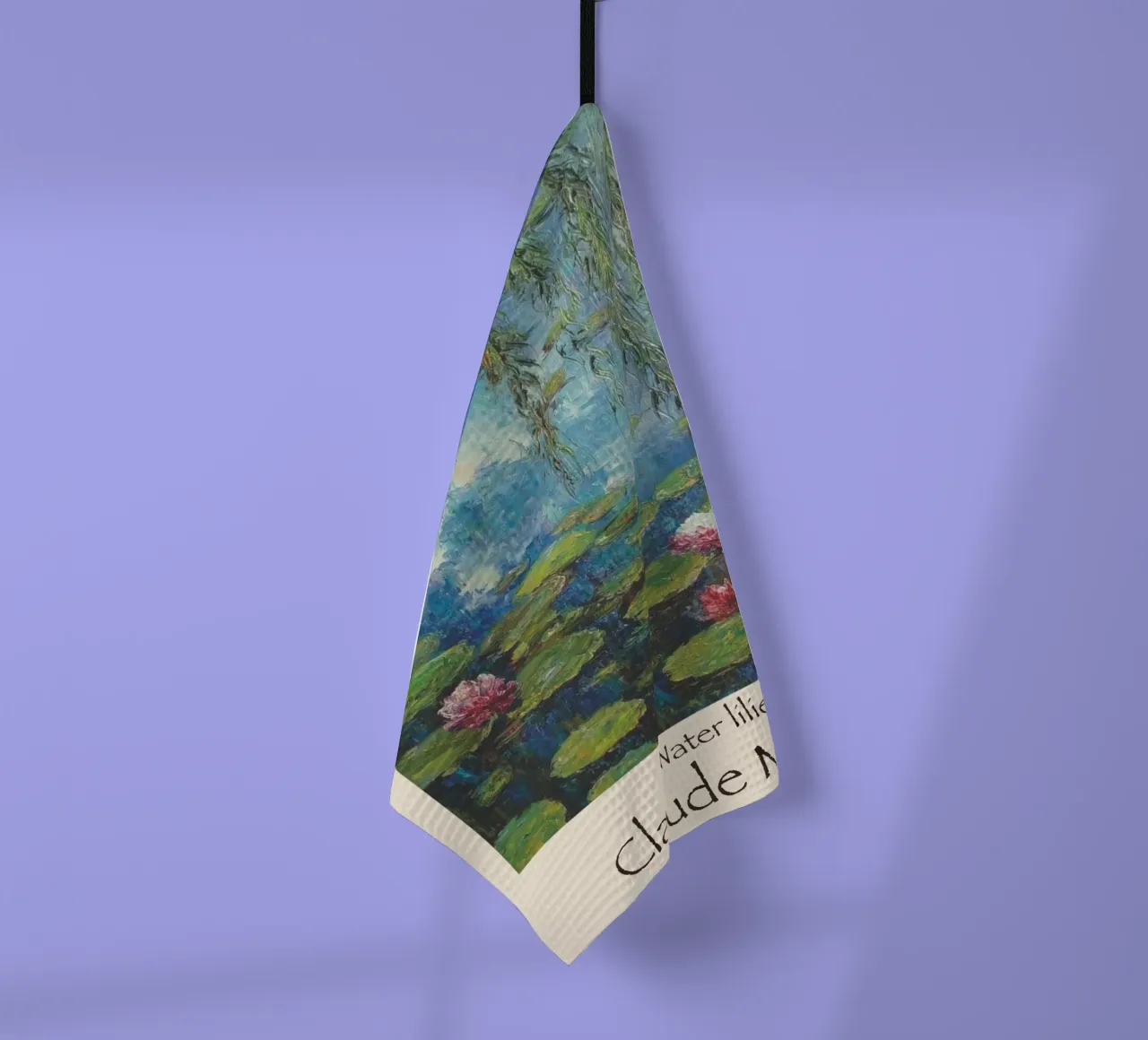ninfee claude monet canovaccio da cucina da belong shop