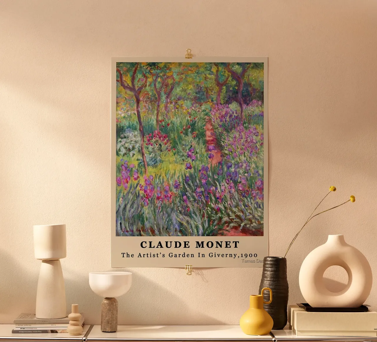 claude monet bosco di primavera carta hahnemühle da belong shop