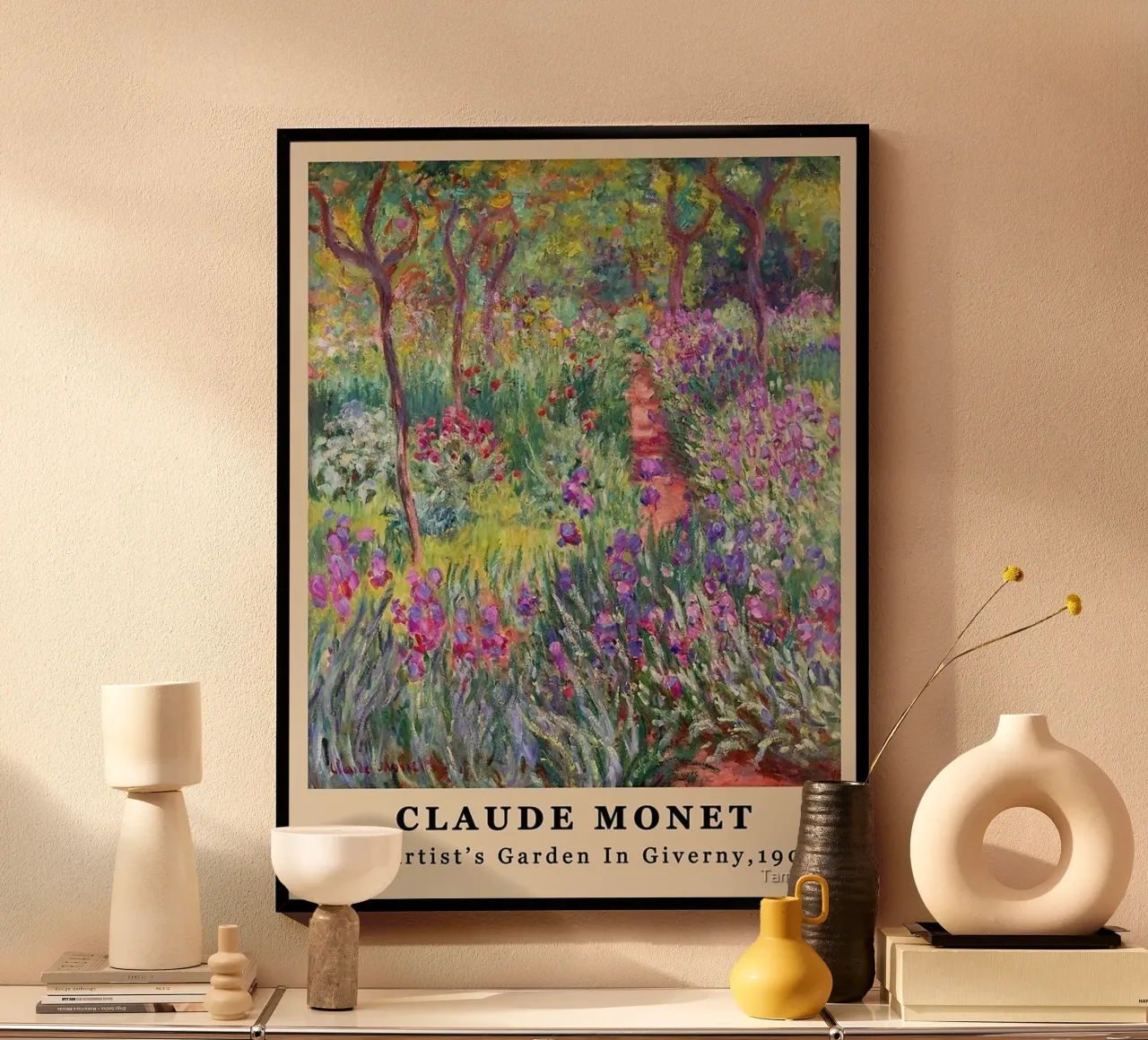 claude monet bosco di primavera carta hahnemühle da belong shop