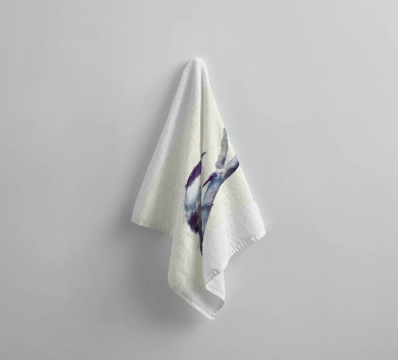 little bird on a tree branch amy hamilton towel by kbm store