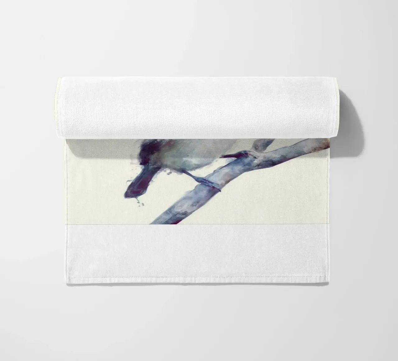 uccellino sul ramo di un albero amy hamilton telo mare da kbm store