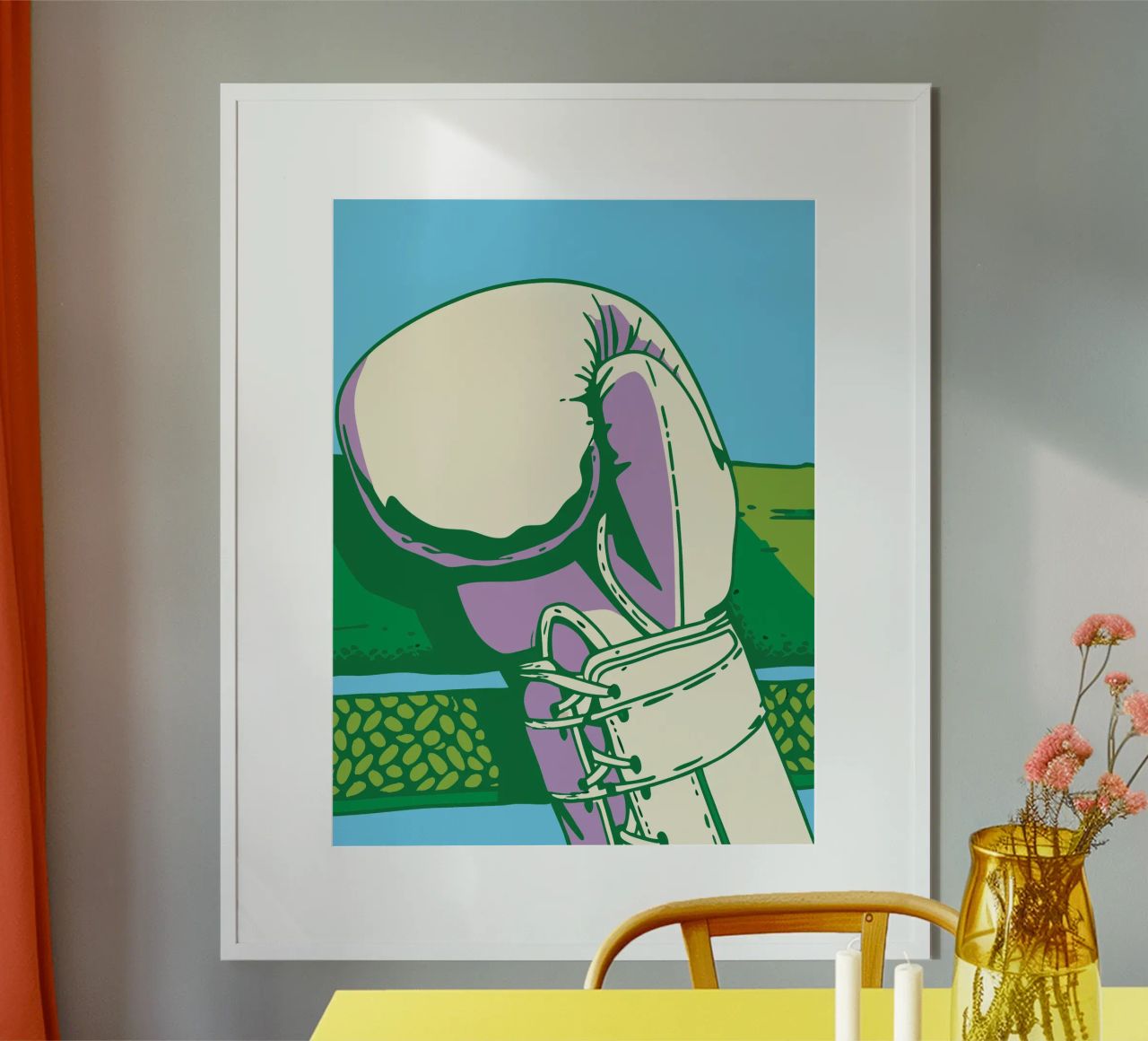 Boxing Gloves poster by SPORTS ONLY