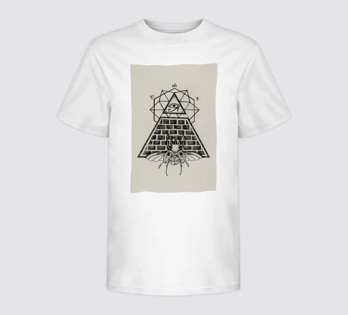 Pyramid t-shirt bambini da Alejandra Sáenz