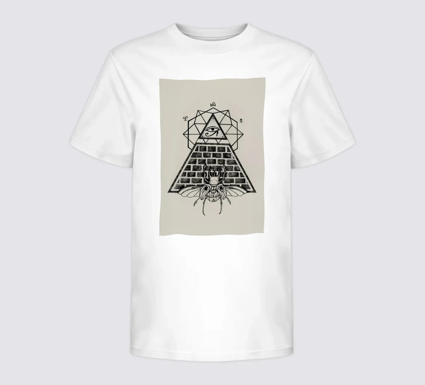Pyramid t-shirt bambini da Alejandra Sáenz