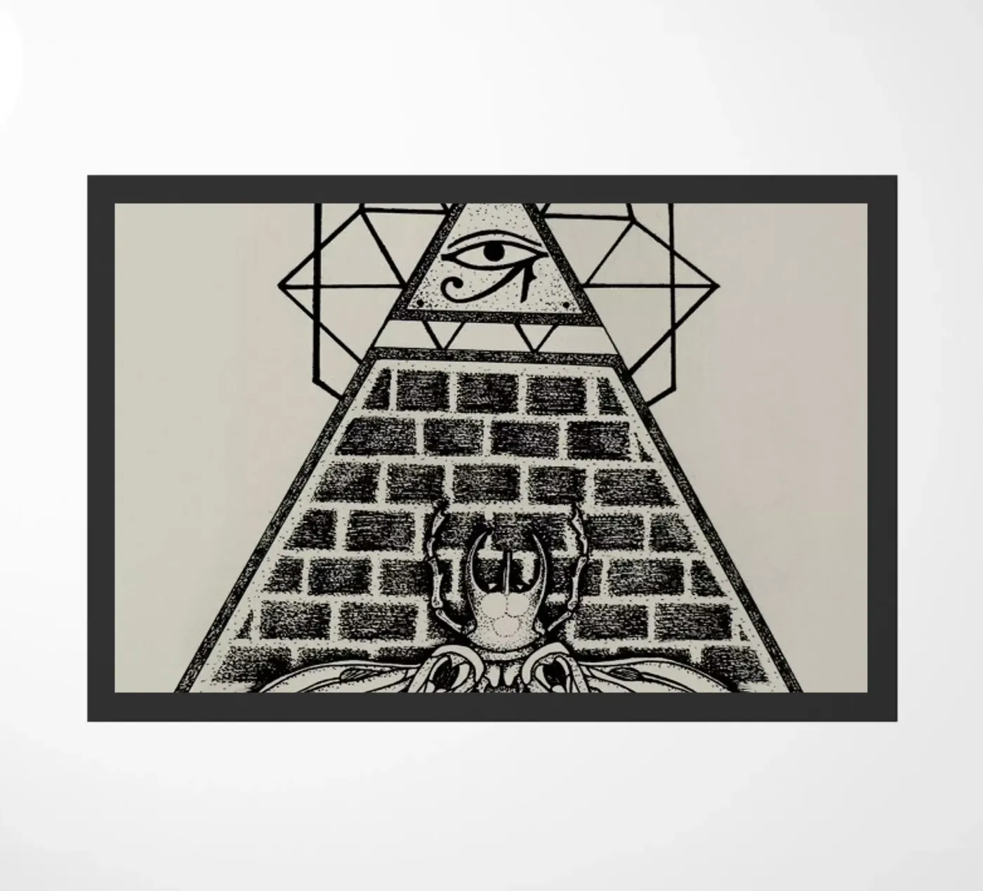 Pyramid deurmat van Alejandra Sáenz