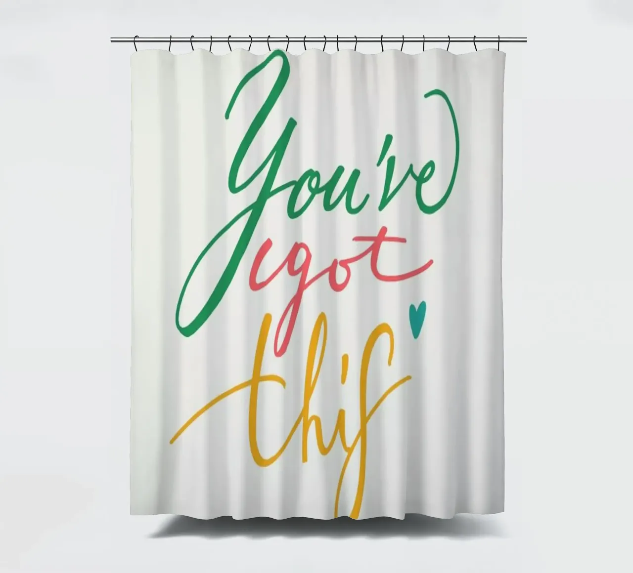 You've got this shower curtain by Pure