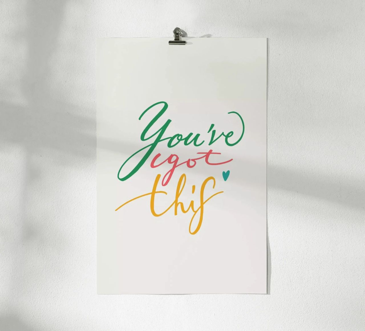 You've got this poster de Pure