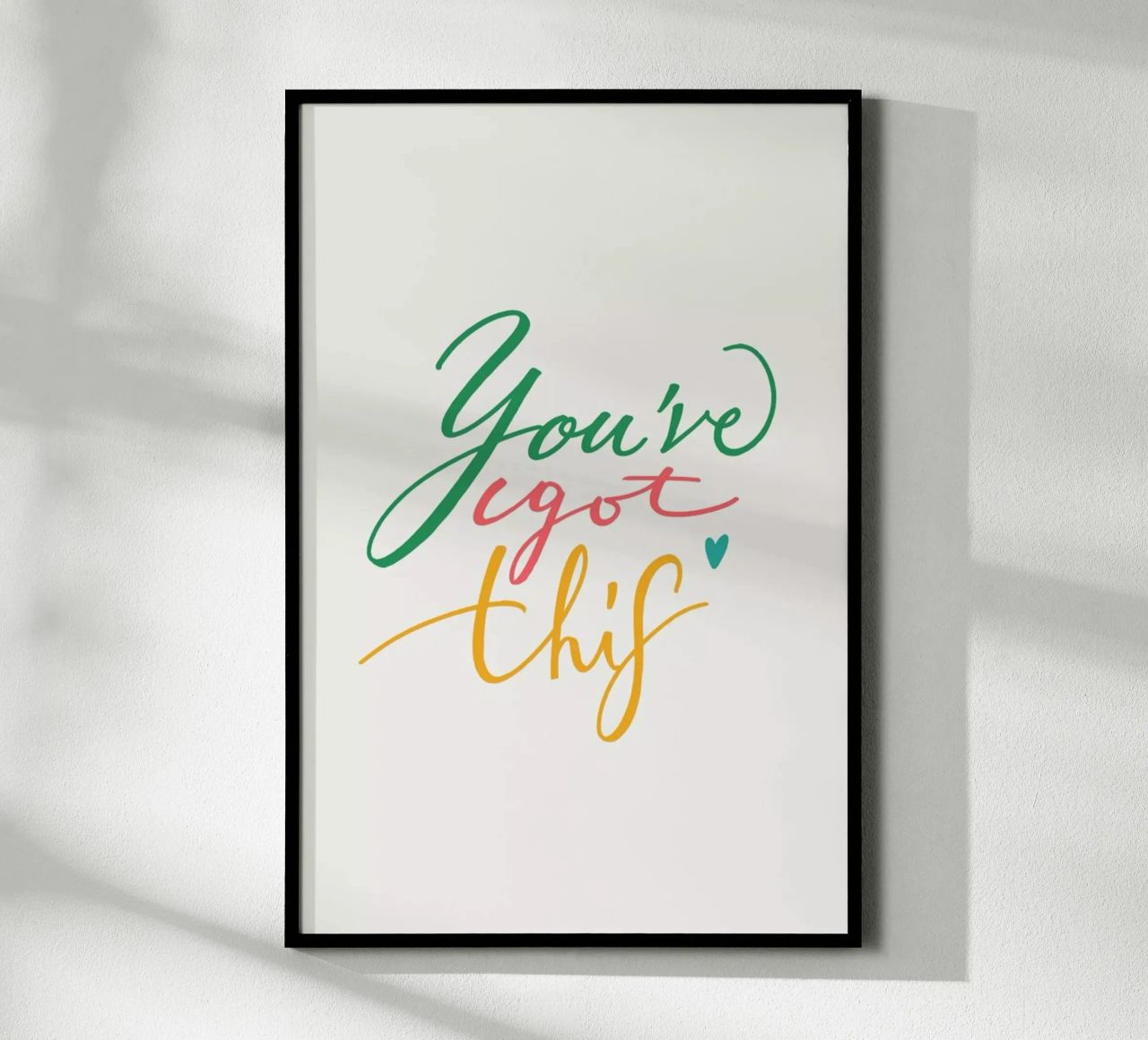 You've got this poster de Pure