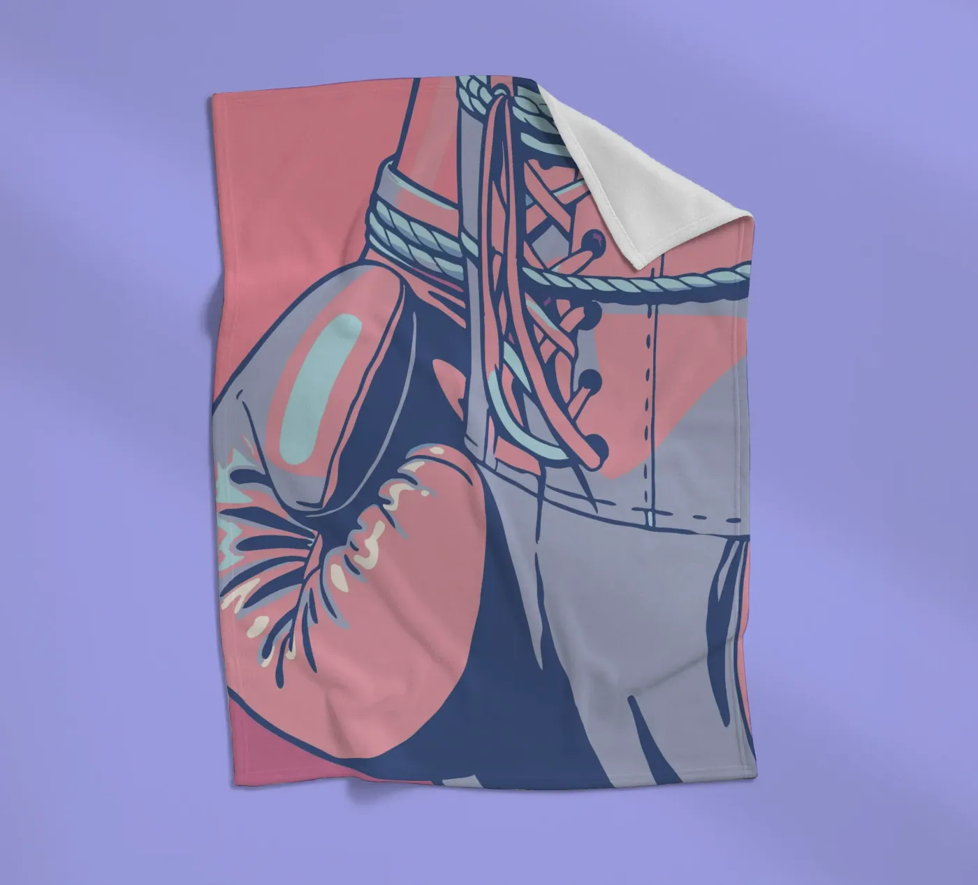 Boxhandschuhe Fleecedecke von SPORTS ONLY