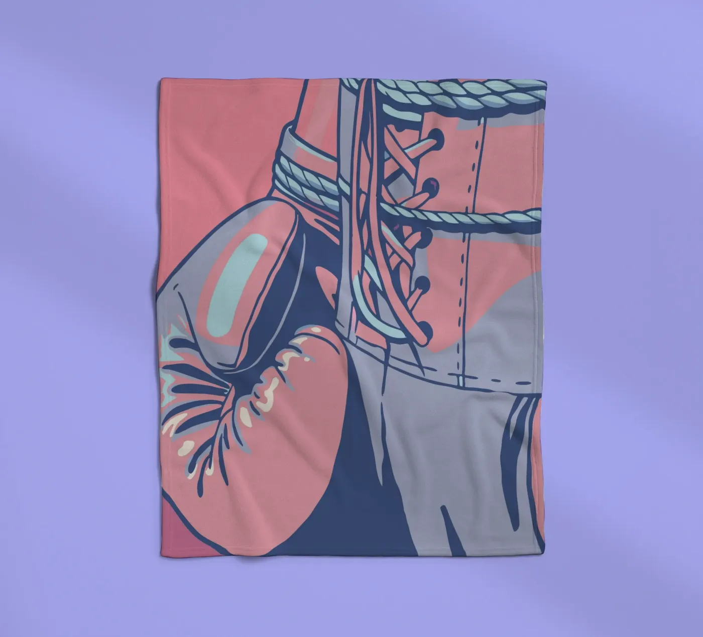 Boxhandschuhe Fleecedecke von SPORTS ONLY