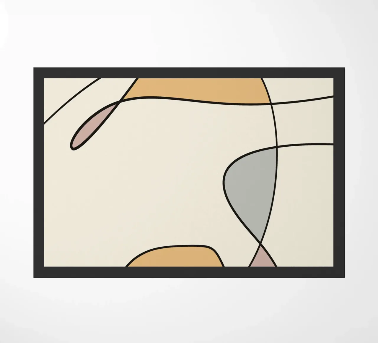 Minimal graceful line art abstract 02 zerbino da Little Dean