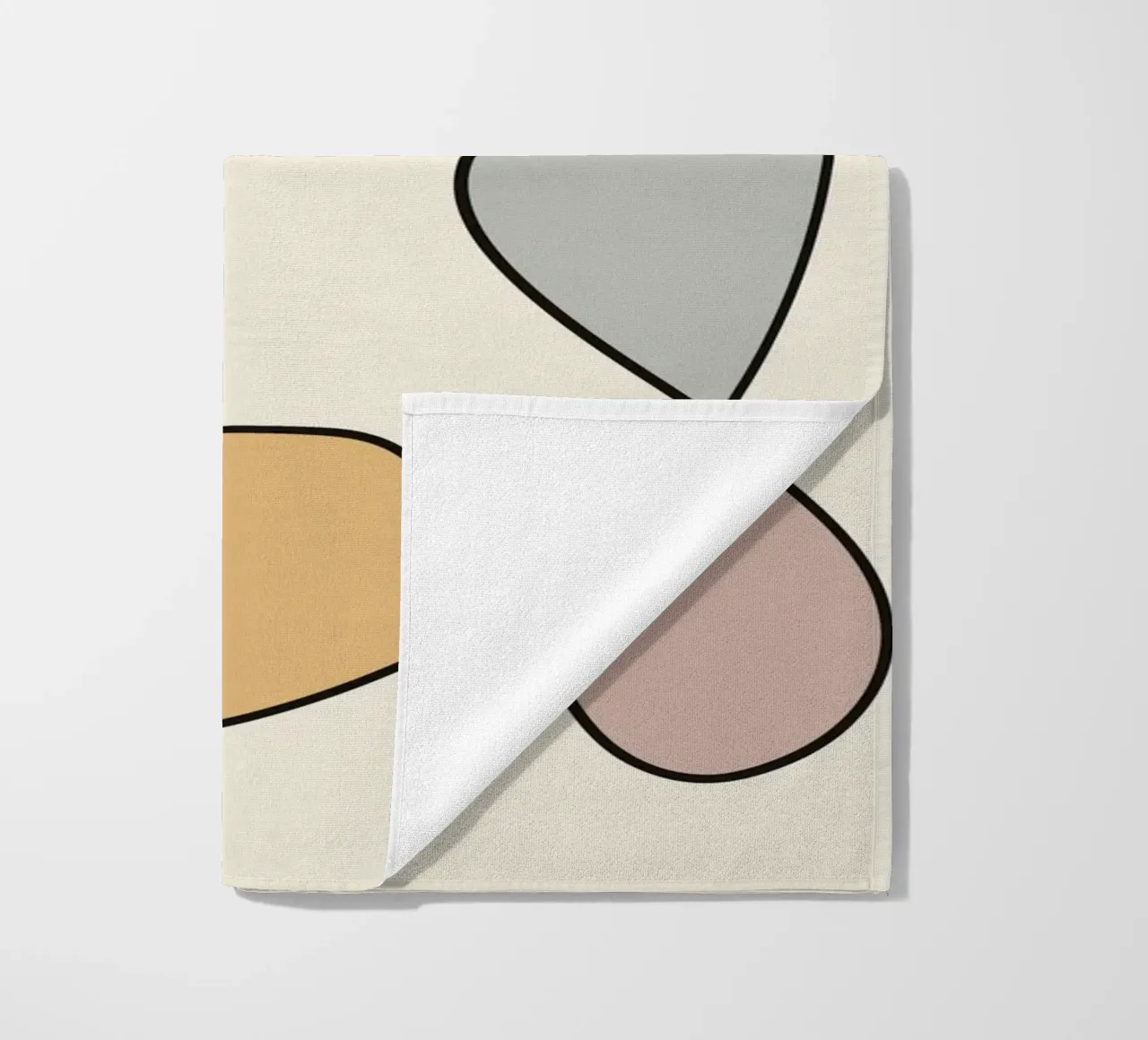 Minimal graceful line art abstract 02 telo mare da Little Dean