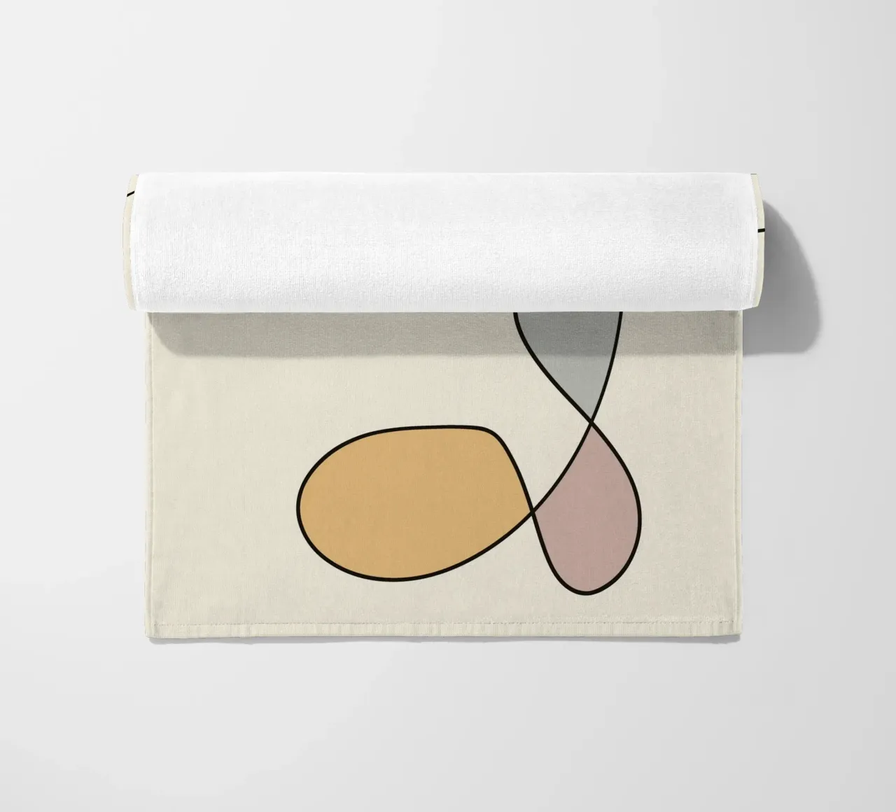 Minimal graceful line art abstract 02 telo mare da Little Dean