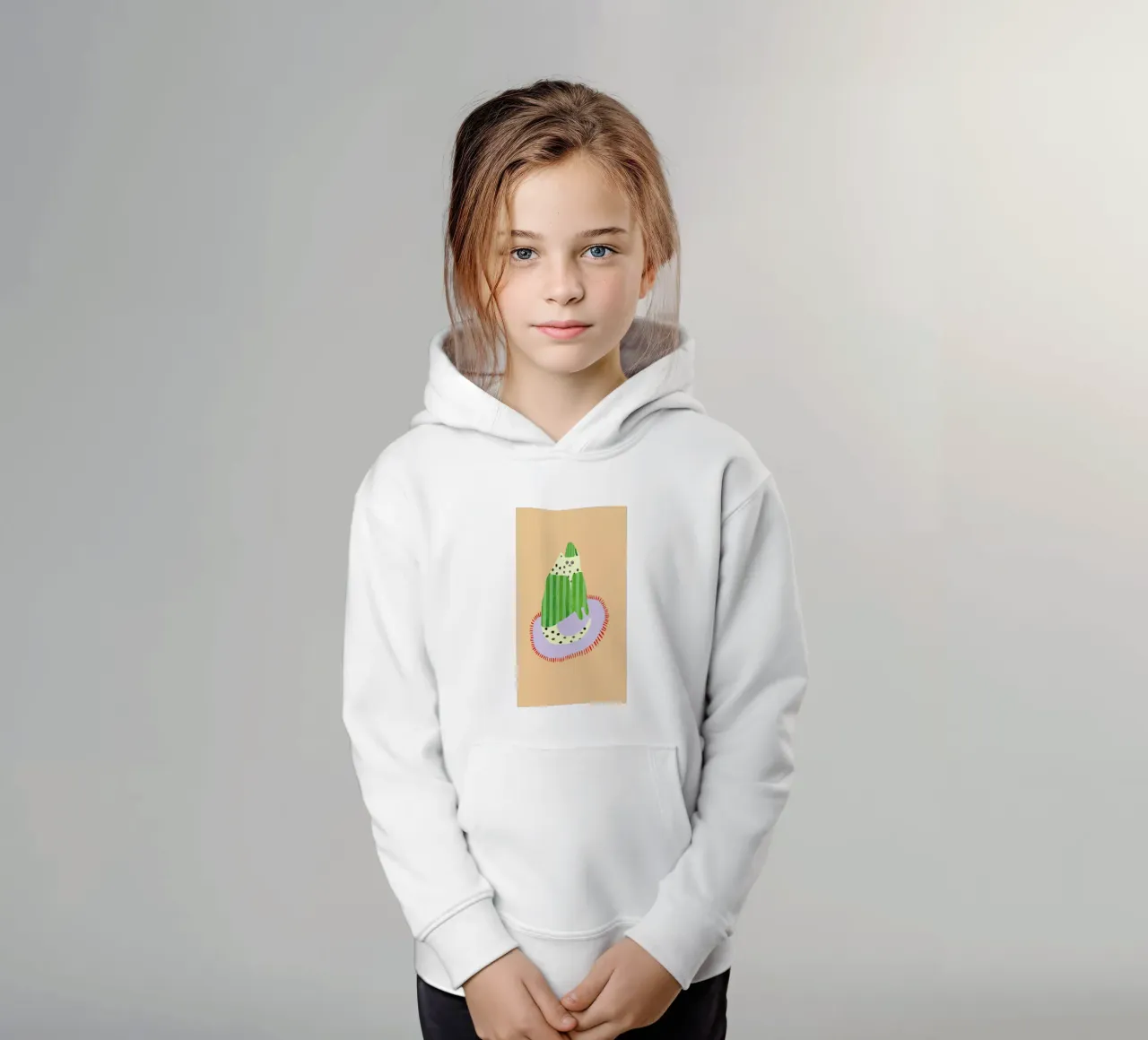 Cats Pyjamas kids hoodie by Lora O'Callaghan