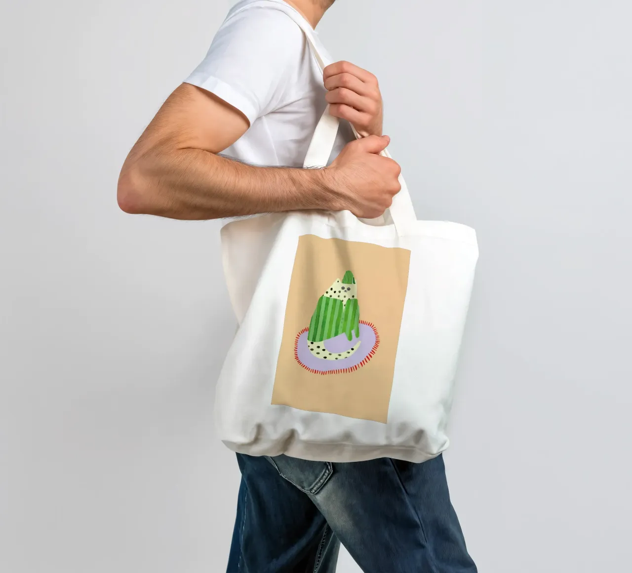 Cats Pyjamas tote bag by Lora O'Callaghan