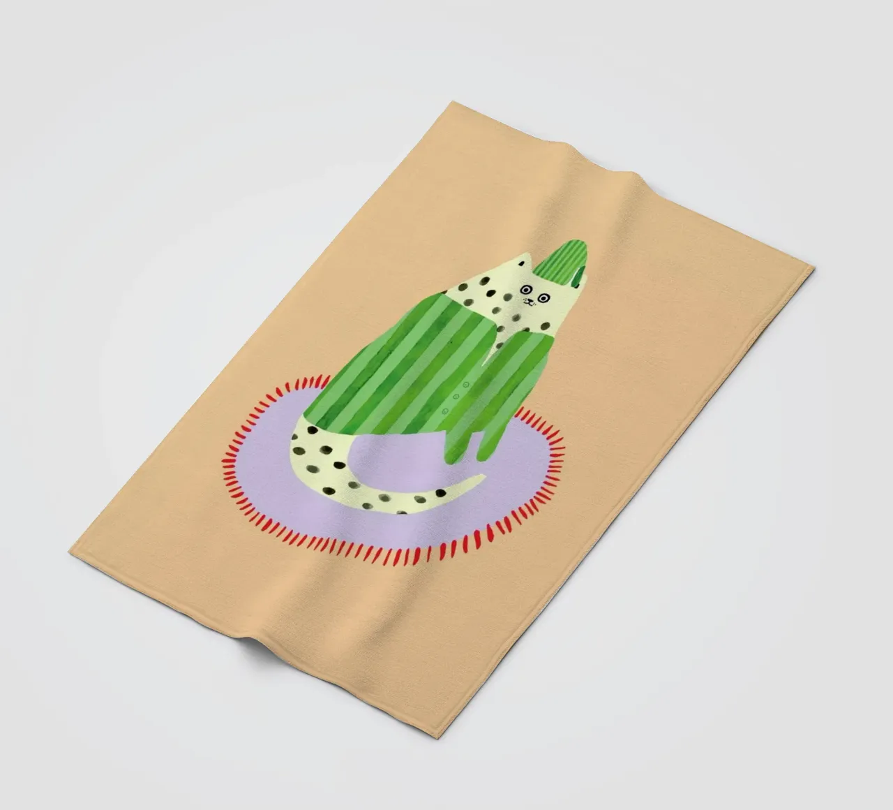 Cats Pyjamas coperta in pile da Lora O'Callaghan