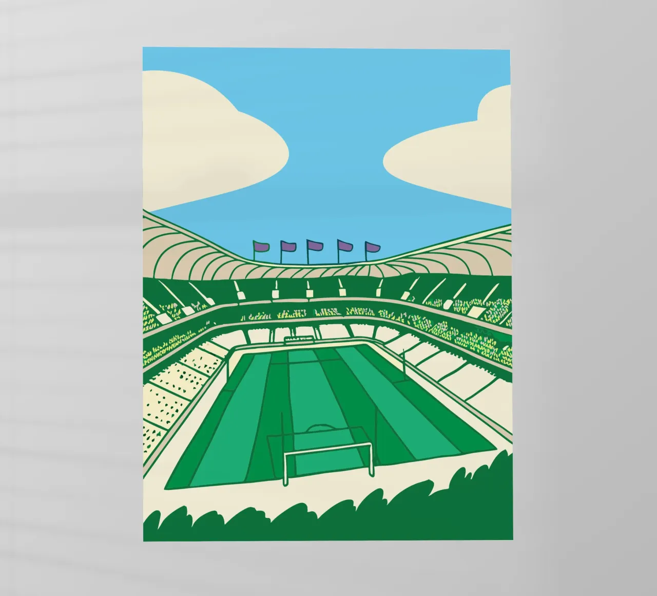 Stadio di calcio pellicola backlit da SPORTS ONLY