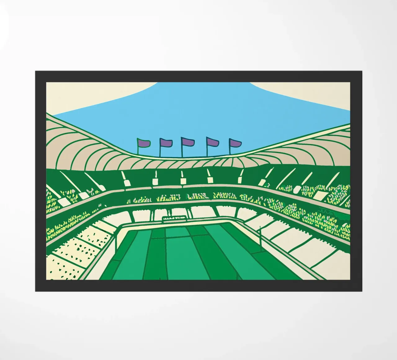 Stadio di calcio zerbino da SPORTS ONLY