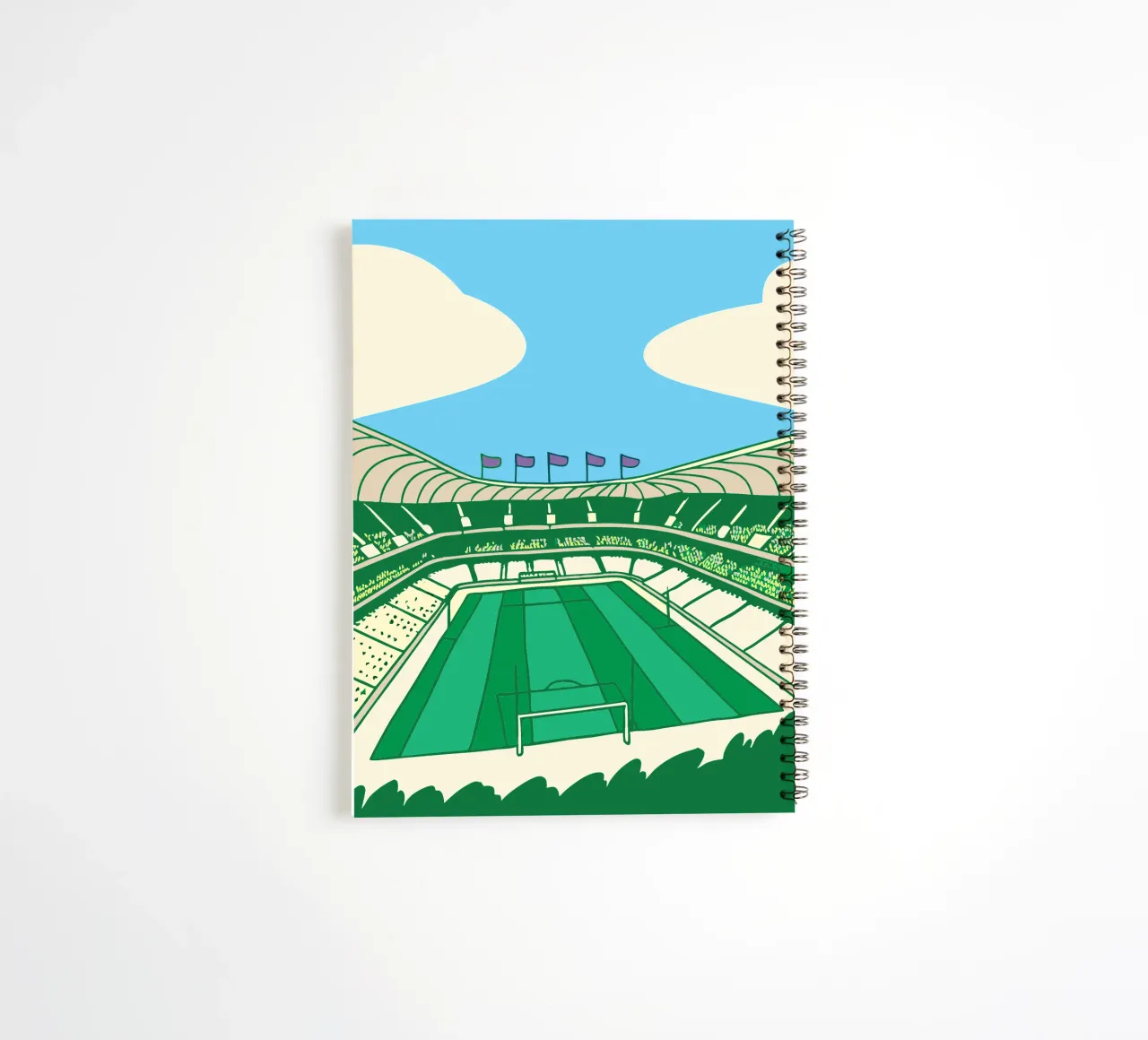 Football Stadium spiral notebook by SPORTS ONLY