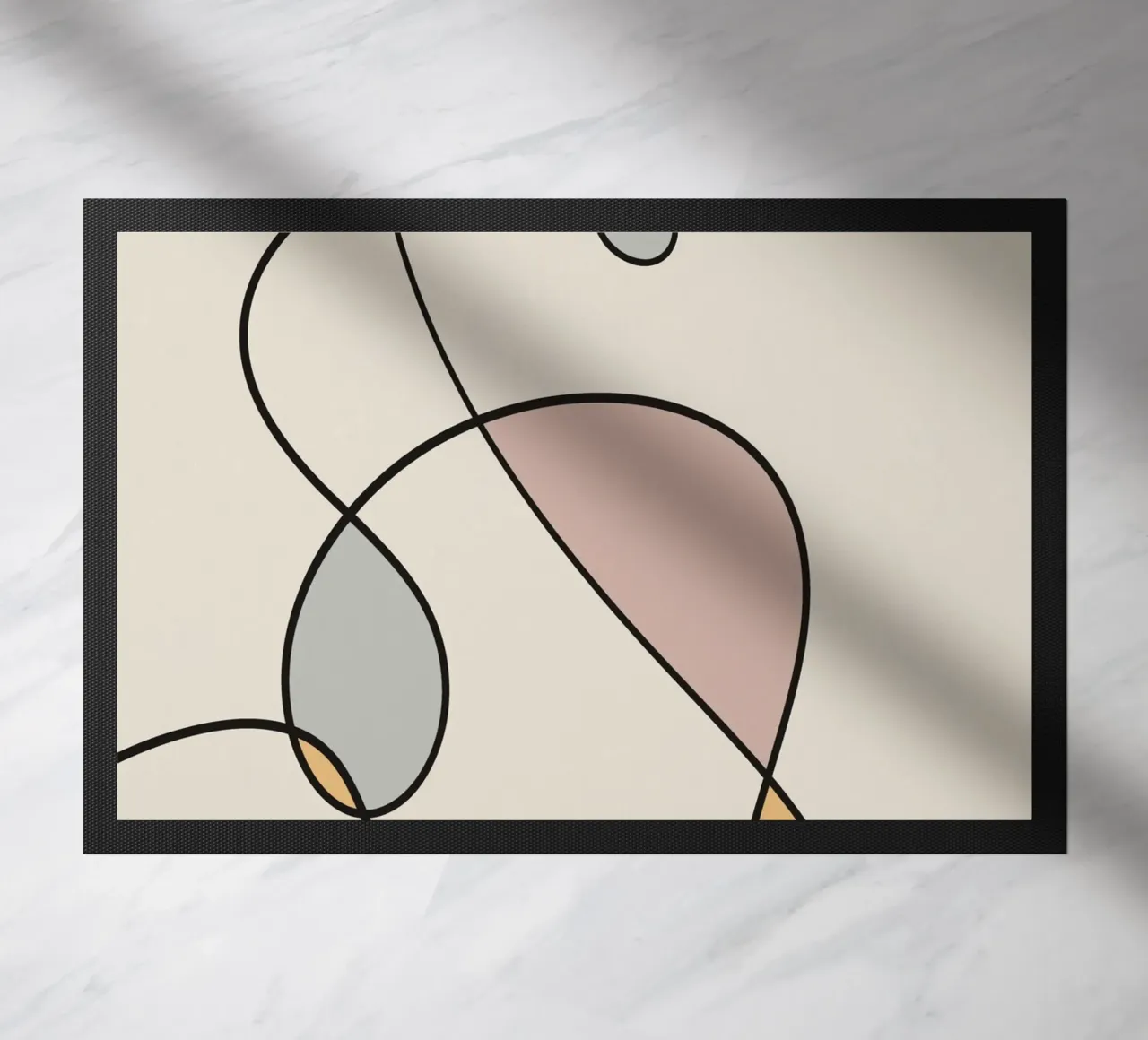 Minimal graceful line art abstract 03 zerbino da Little Dean