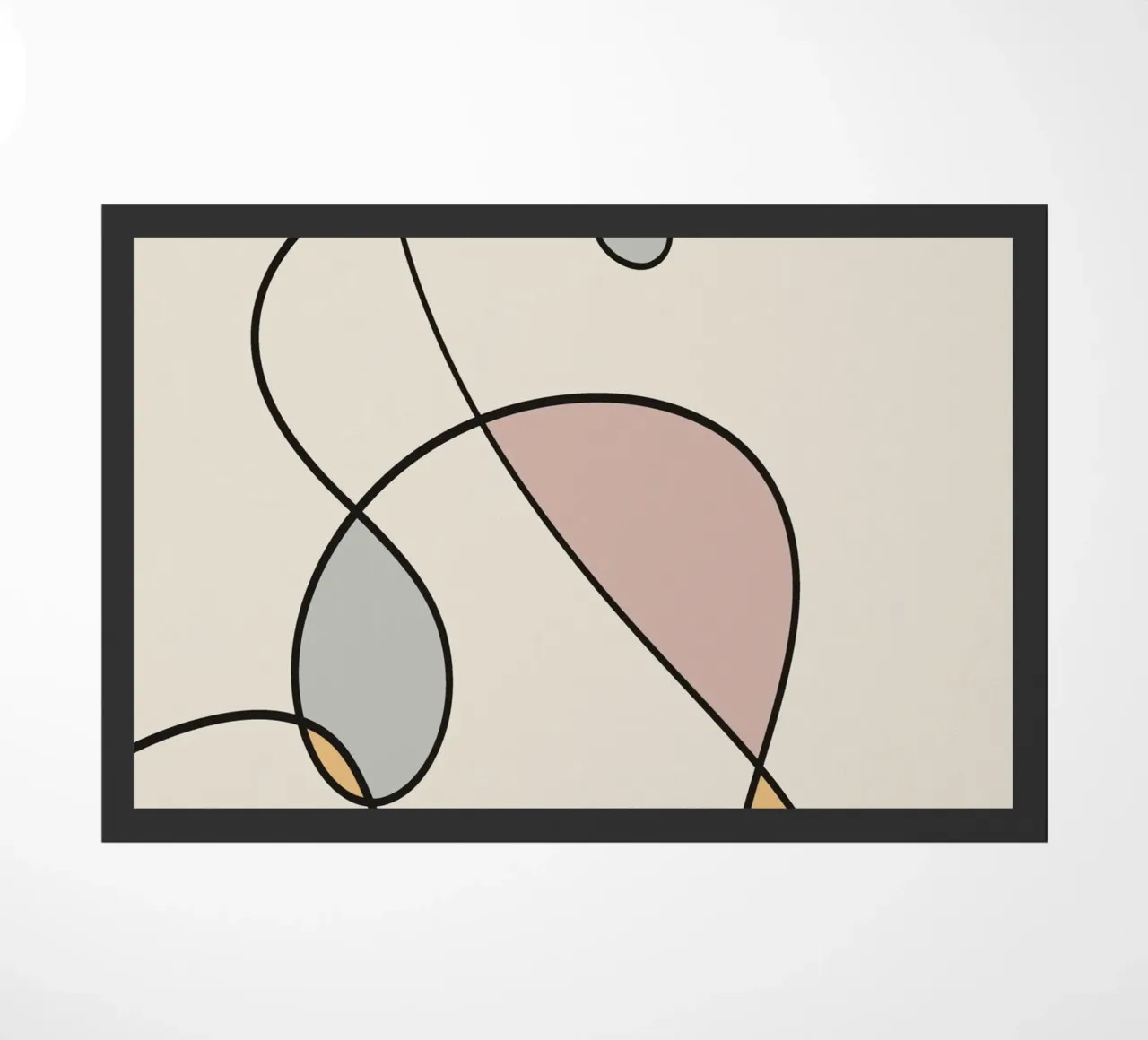 Minimal graceful line art abstract 03 zerbino da Little Dean